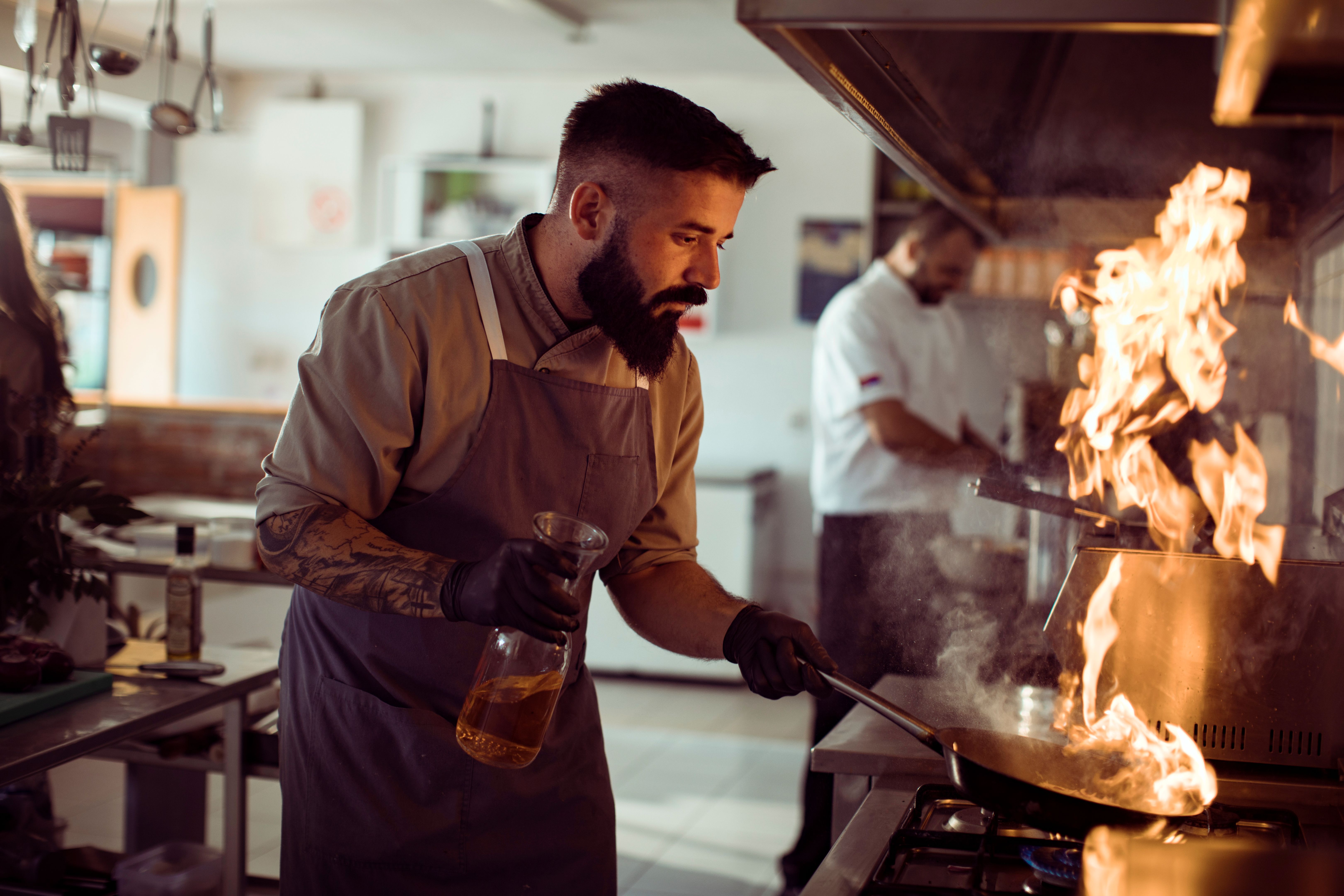 flambe cooking