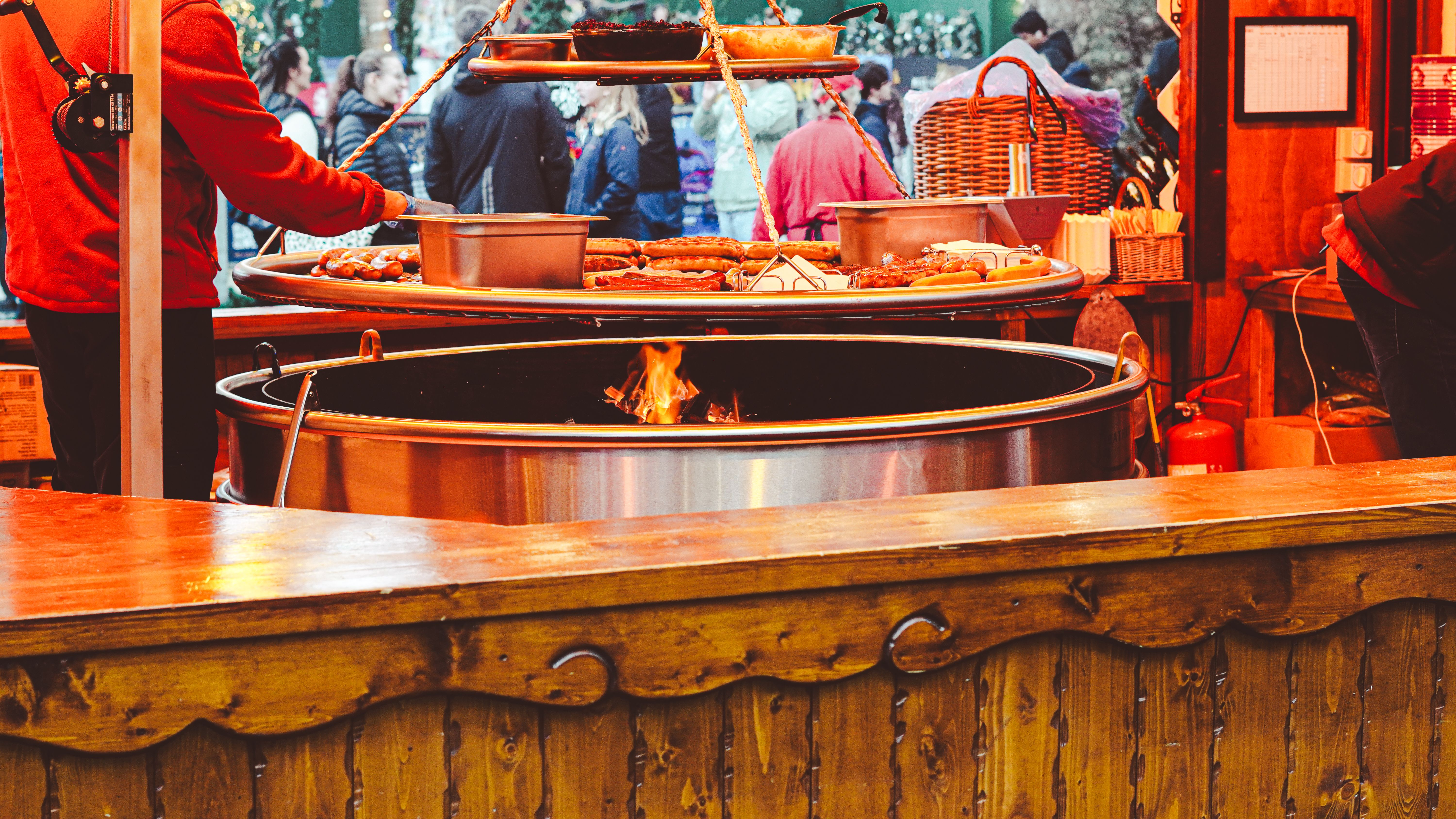 Christmas food market