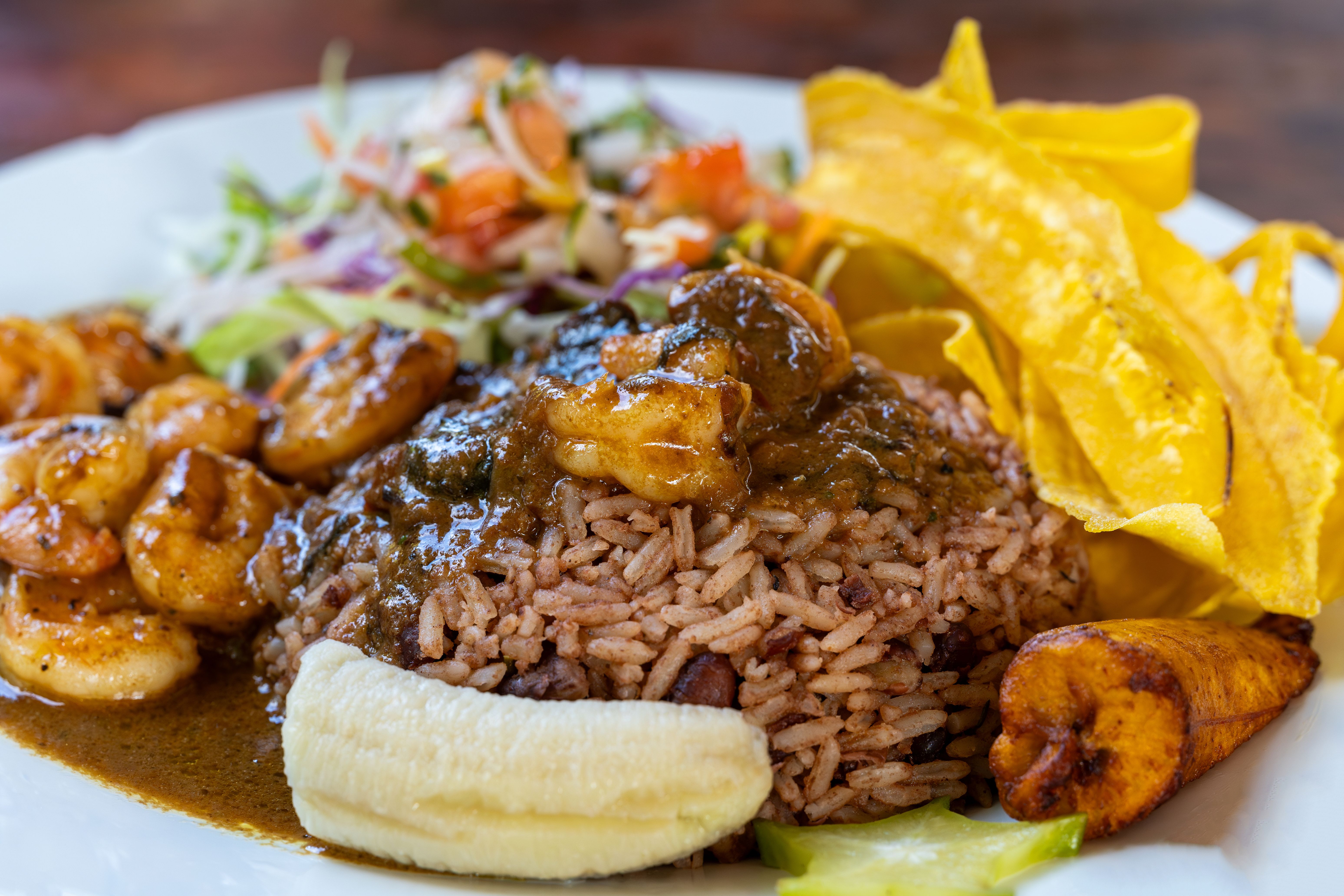 Caribbean vegan dish