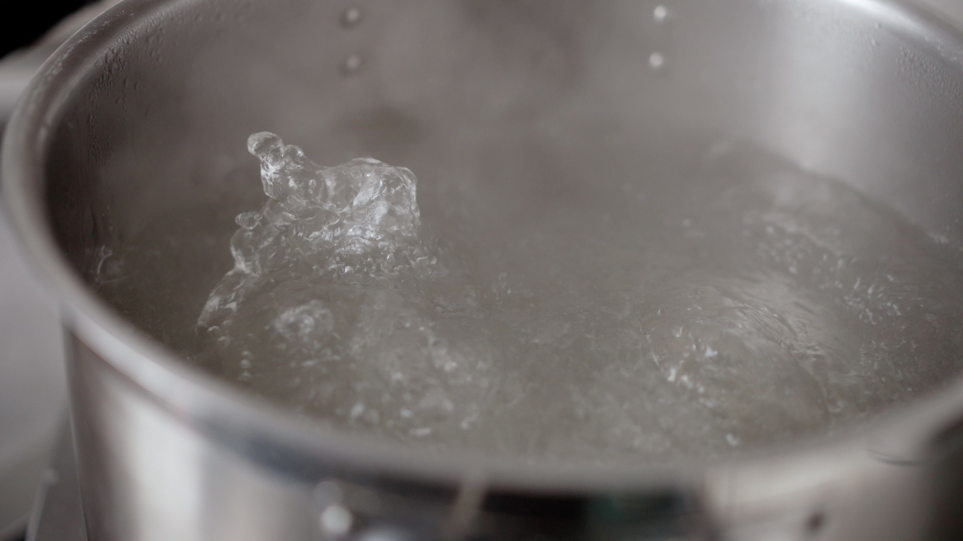 boiling water