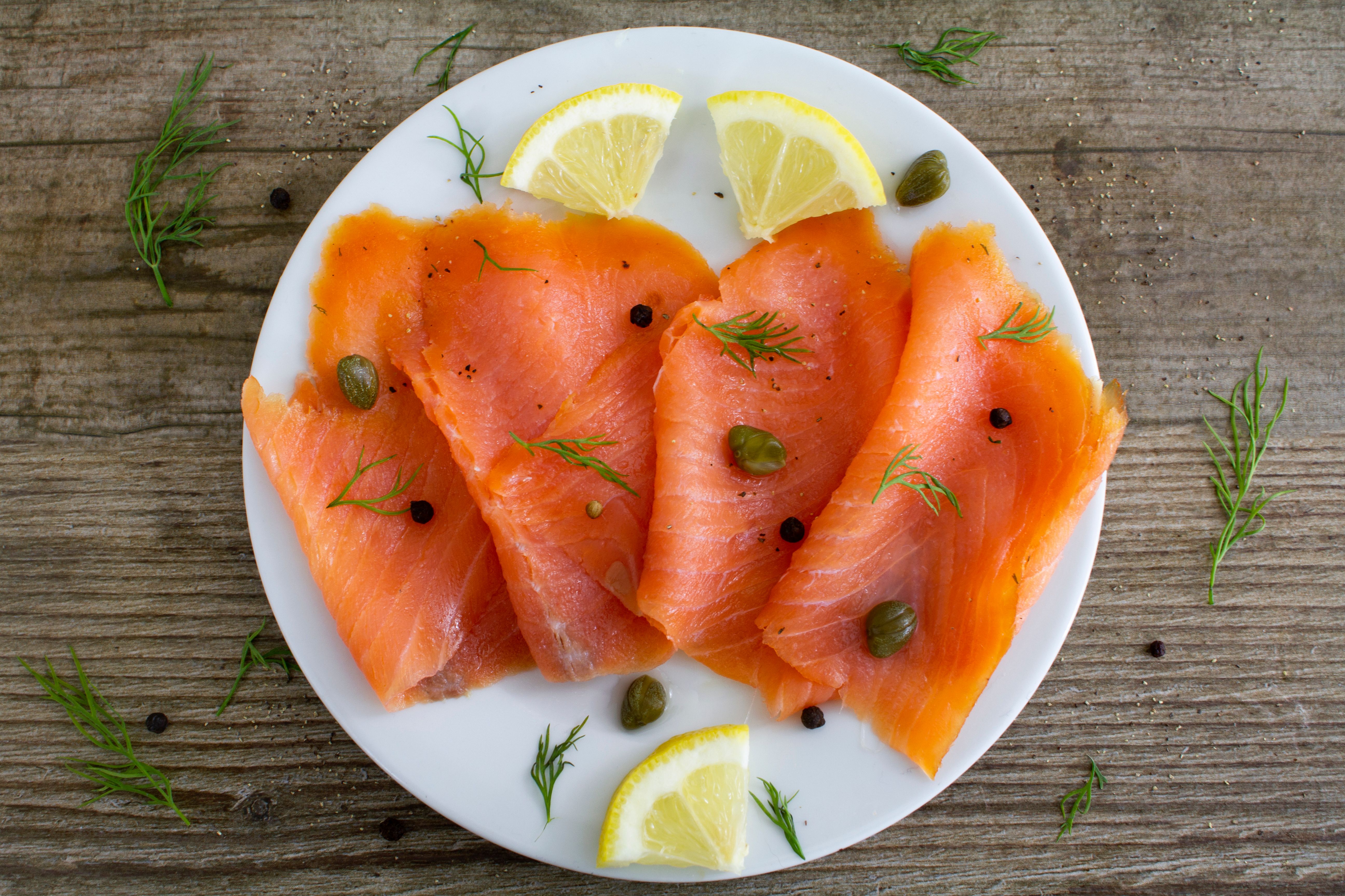 smoked salmon
