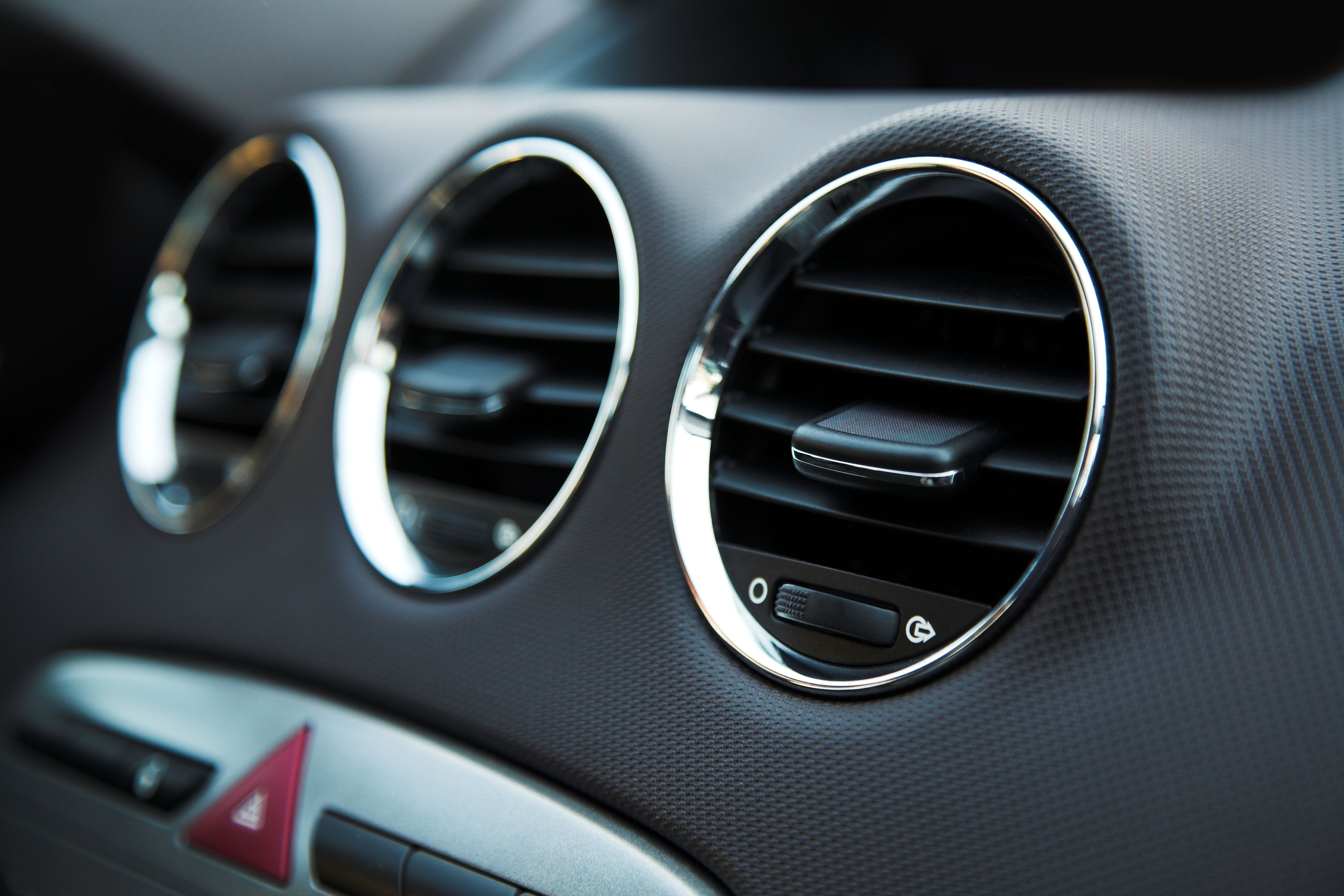 Air conditioning system in a modern car