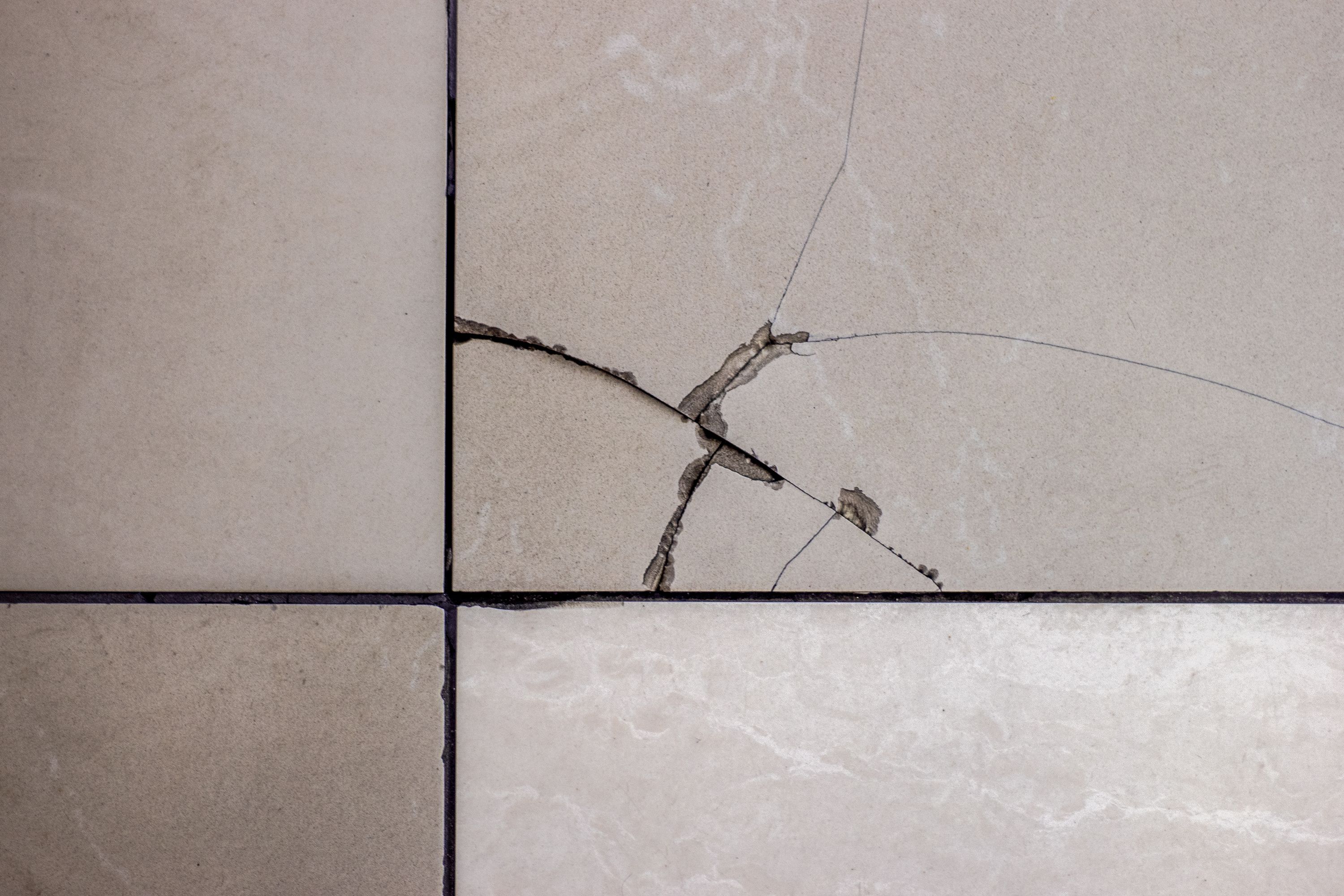cracked tile