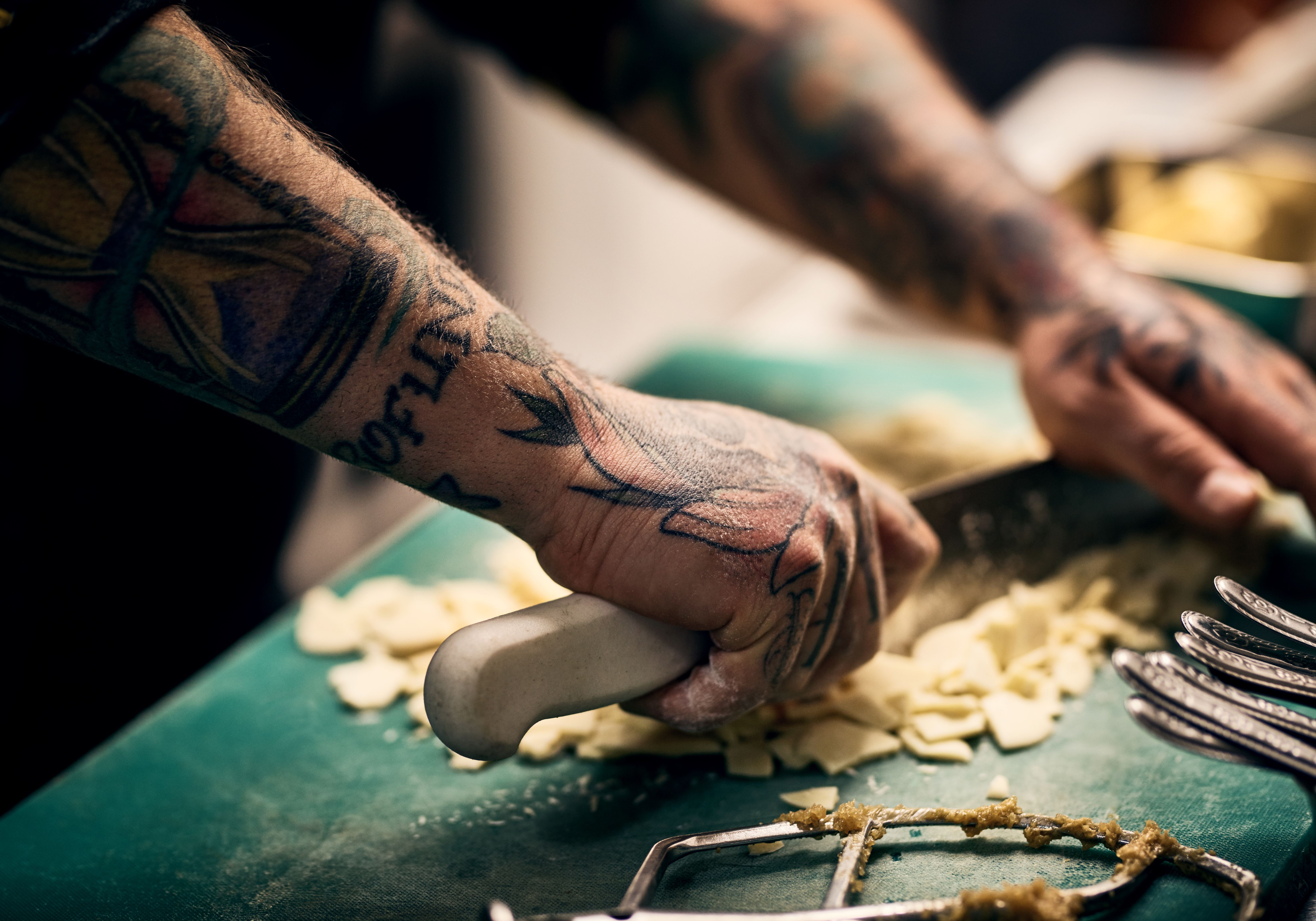 chef slicing