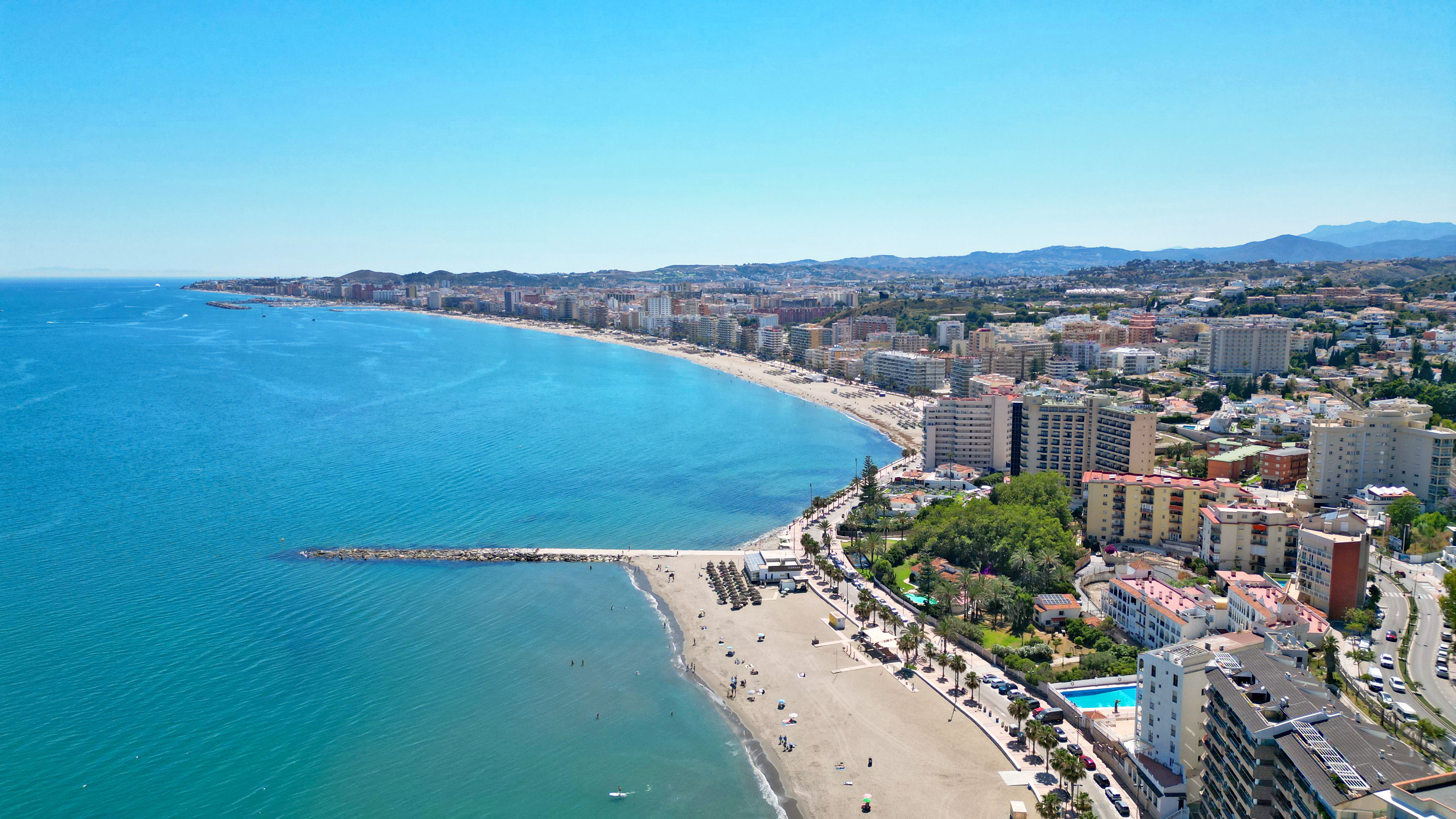 Fuengirola beach view