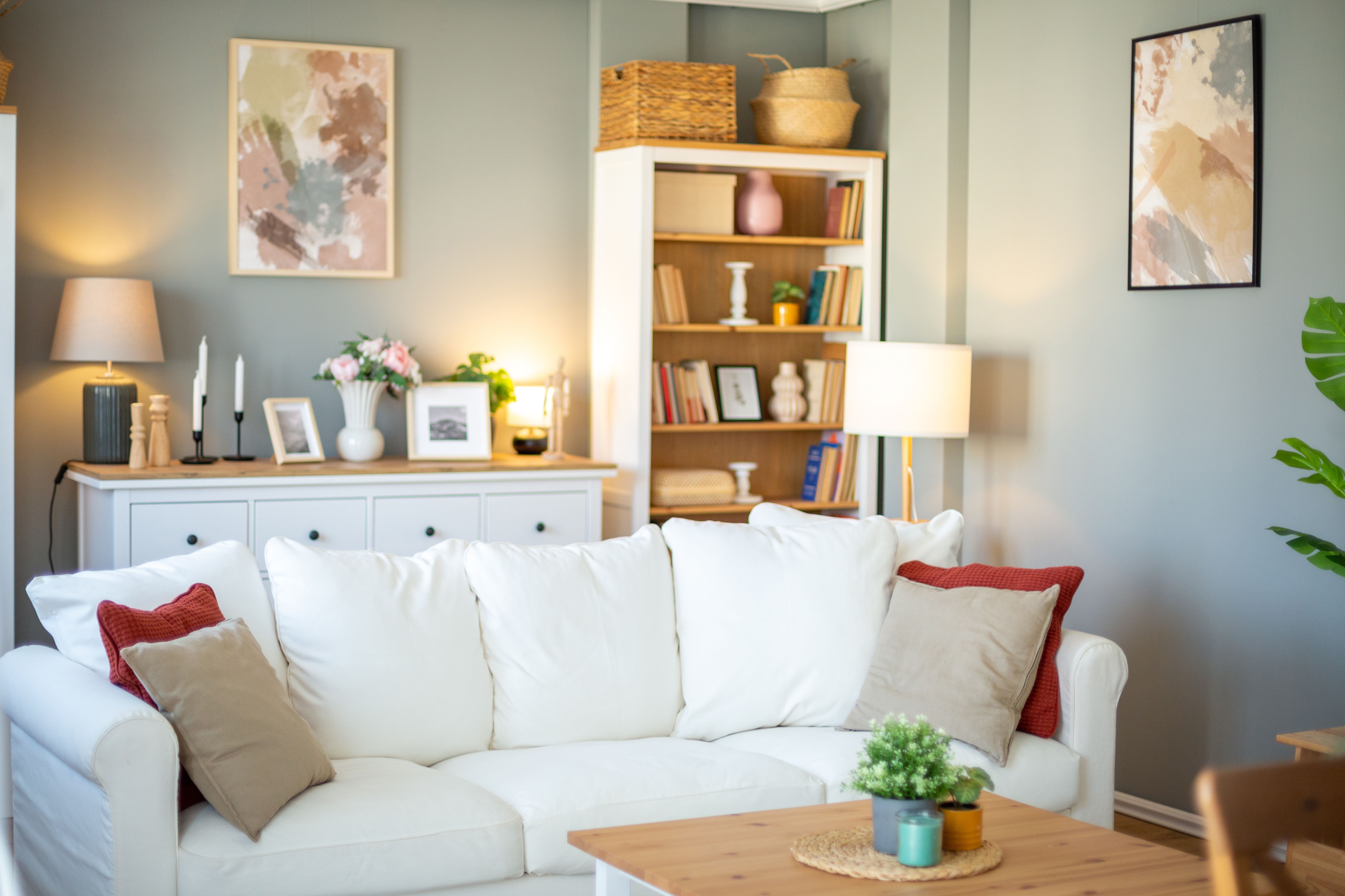 organized living room