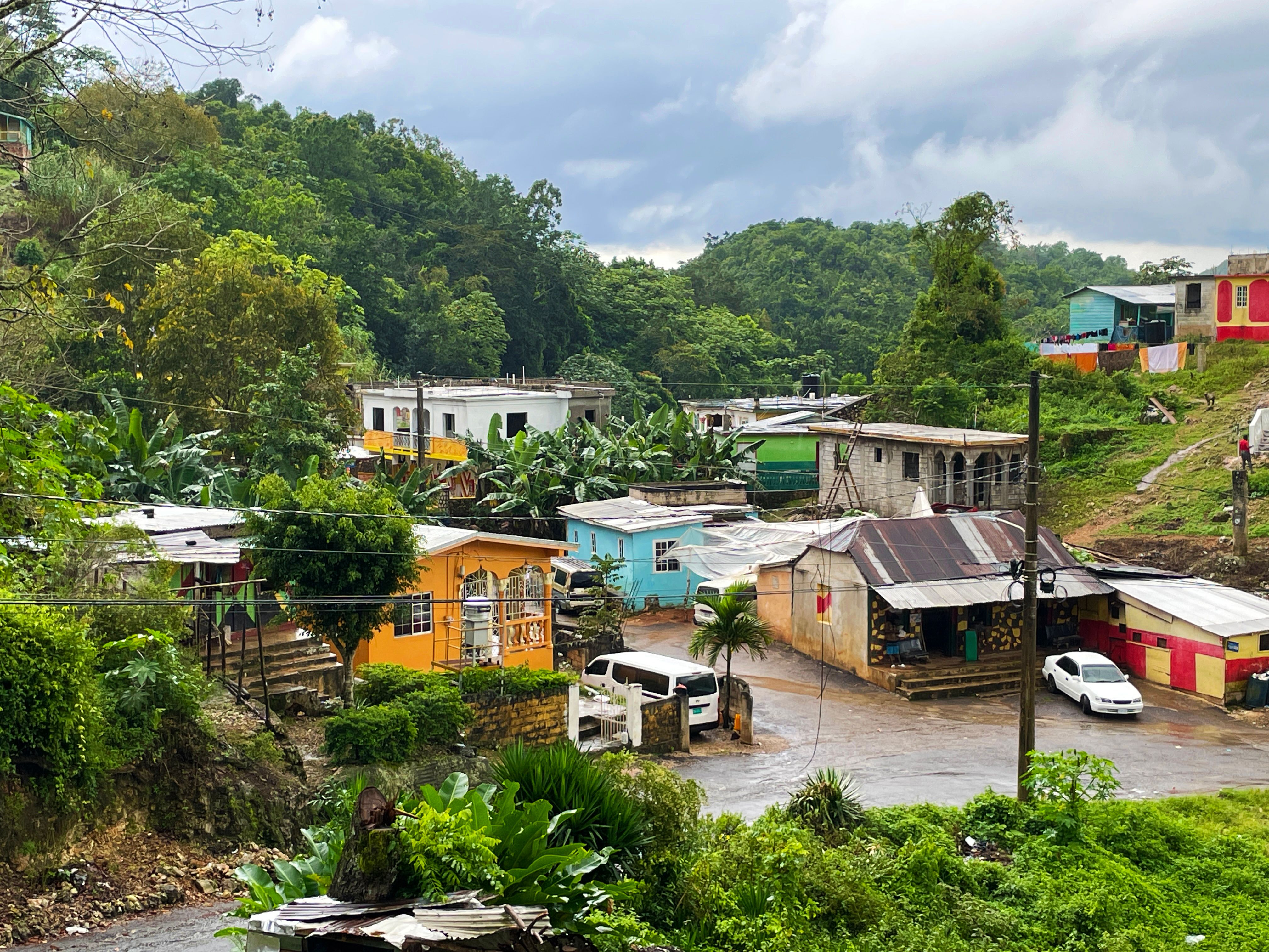 authentic Jamaican village