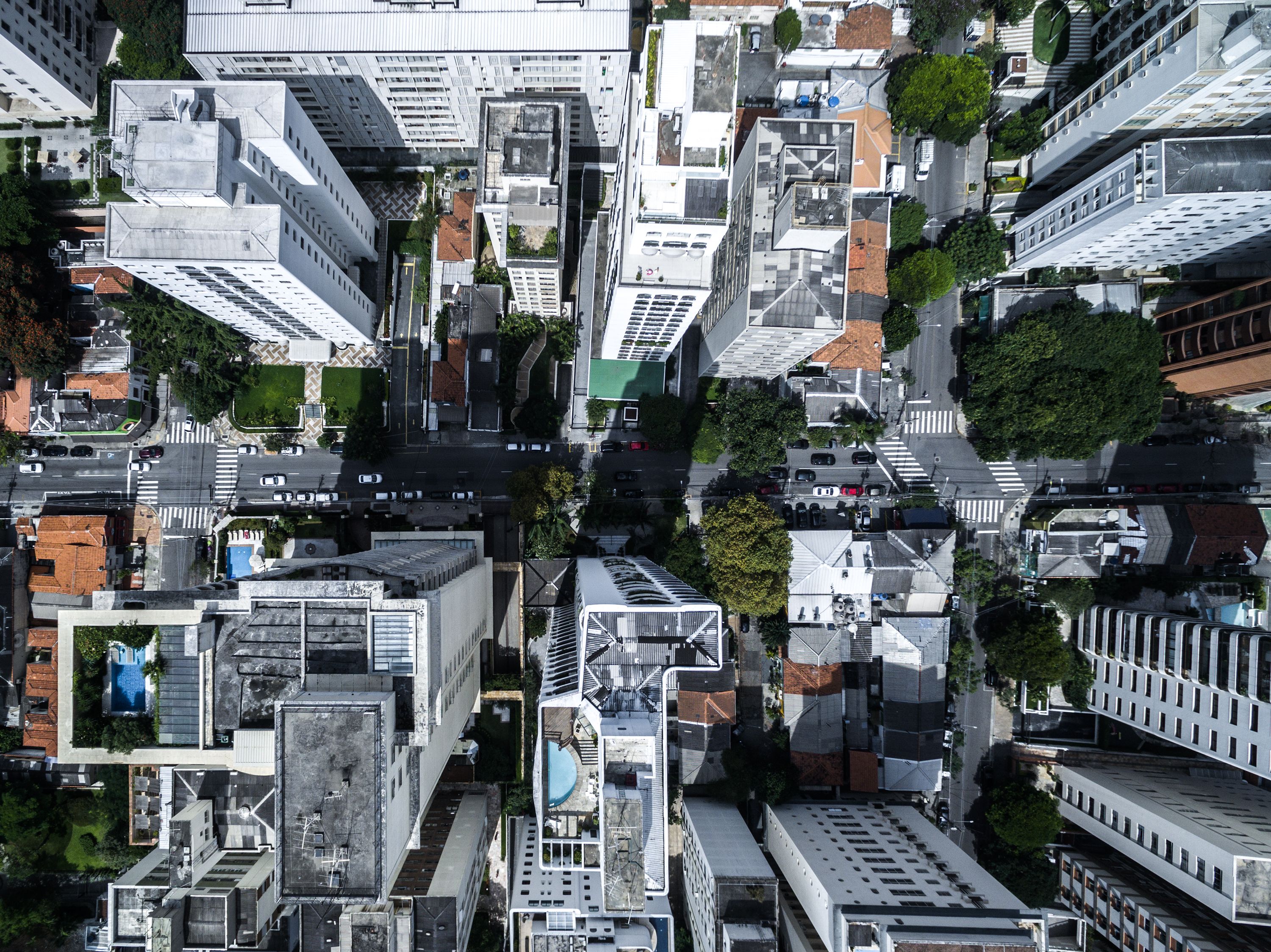 Aerial view of Sao Paulo, Brazil