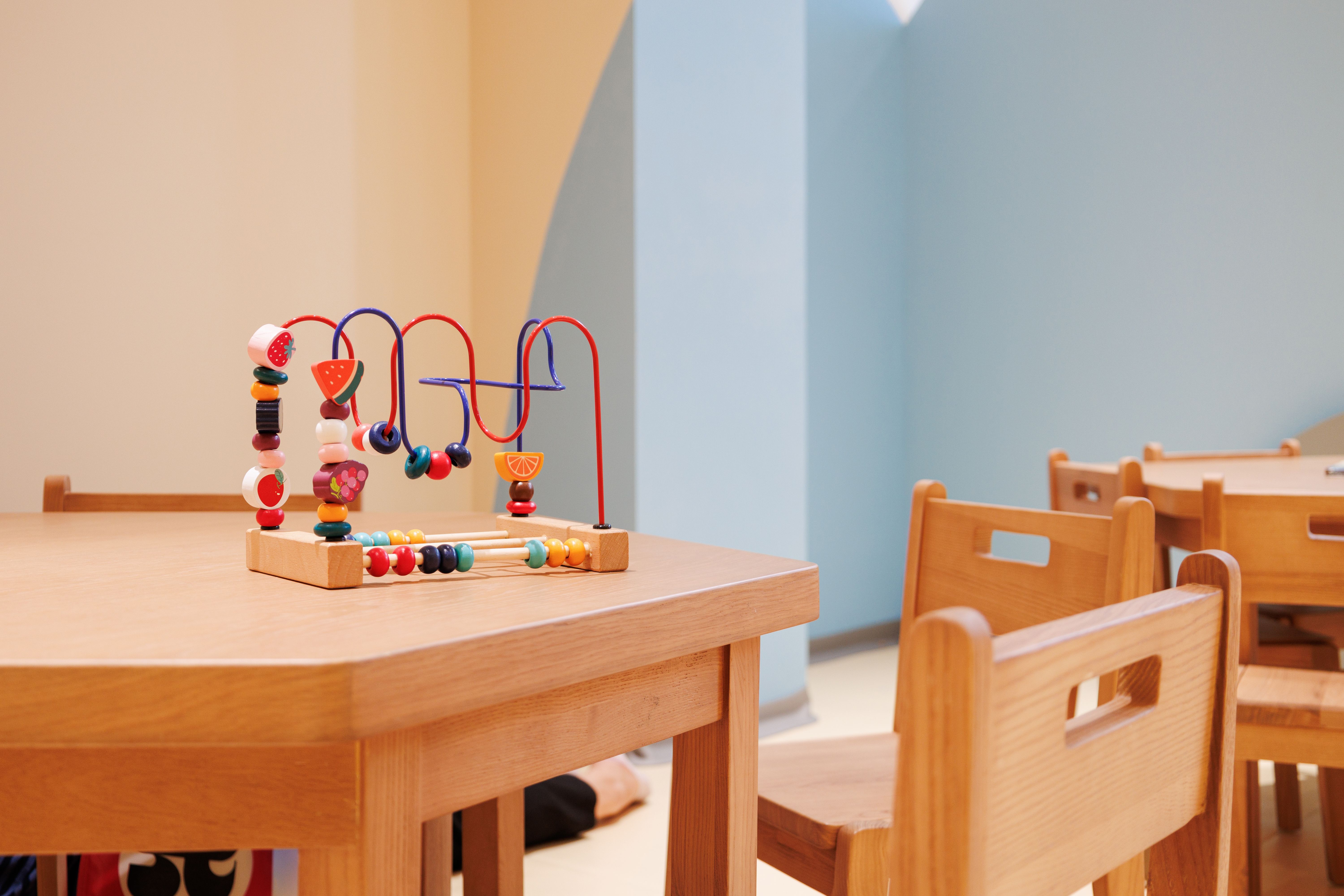 Children's toys on the table