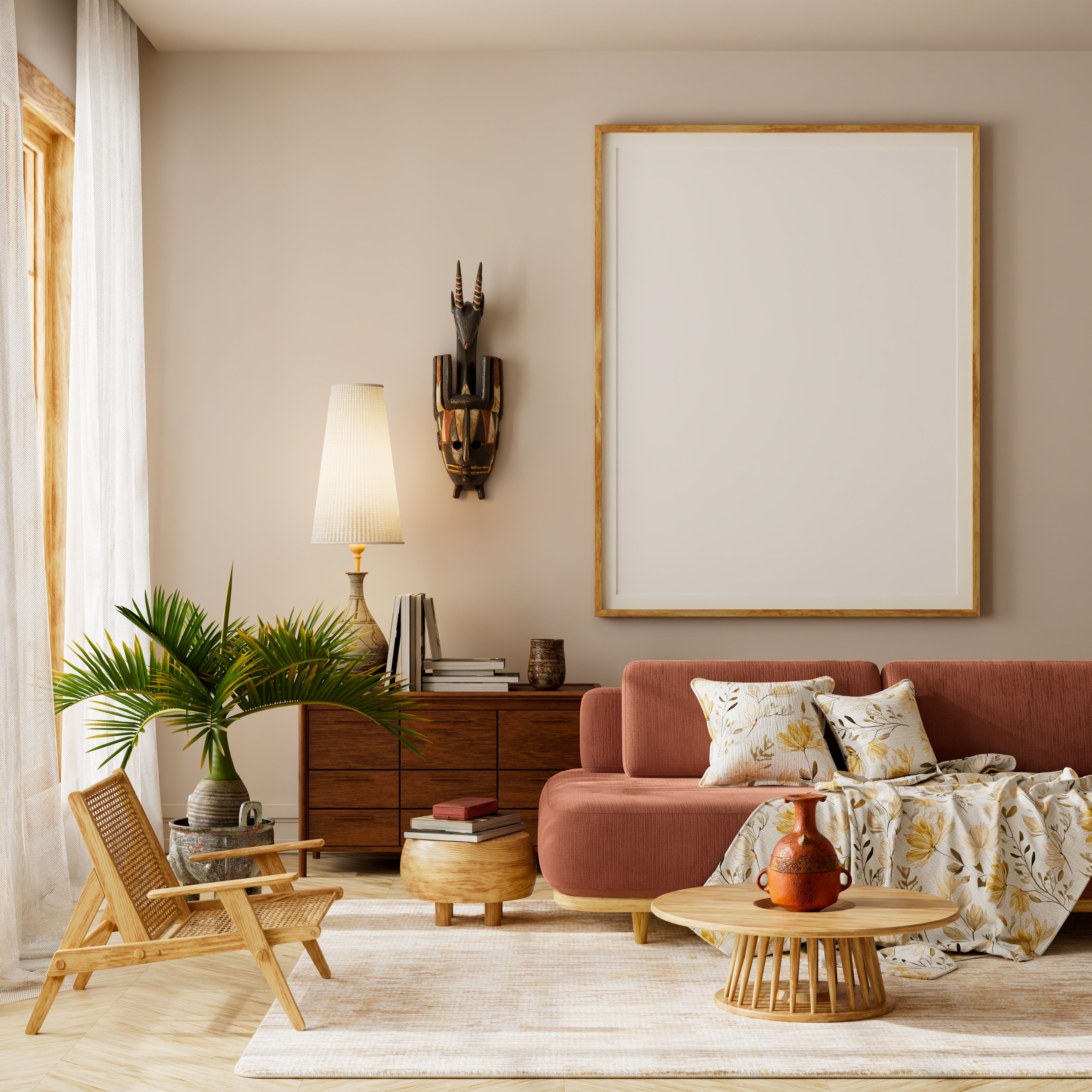 small living room arrangement