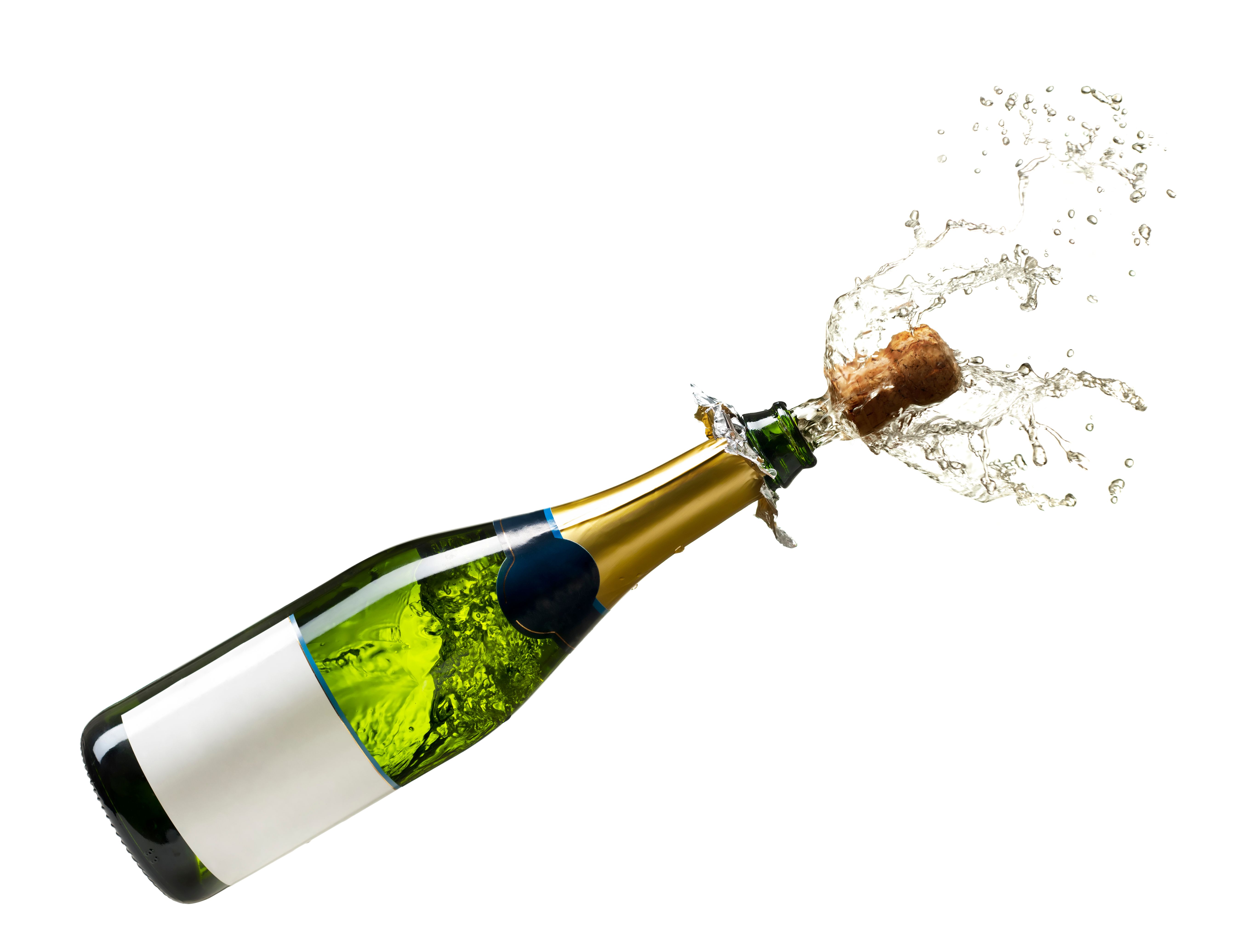 bottles of sparkling wine