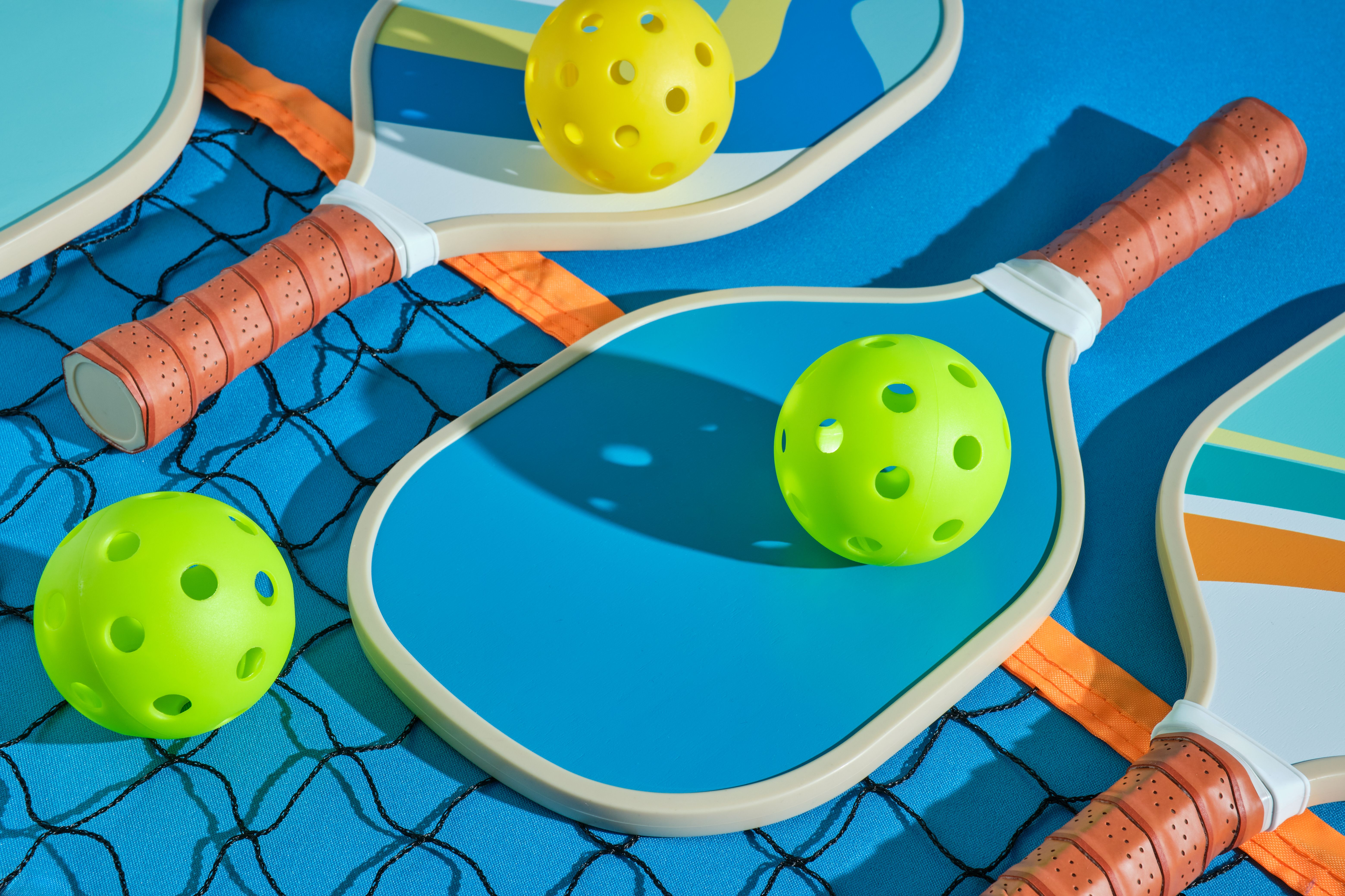 social pickleball game