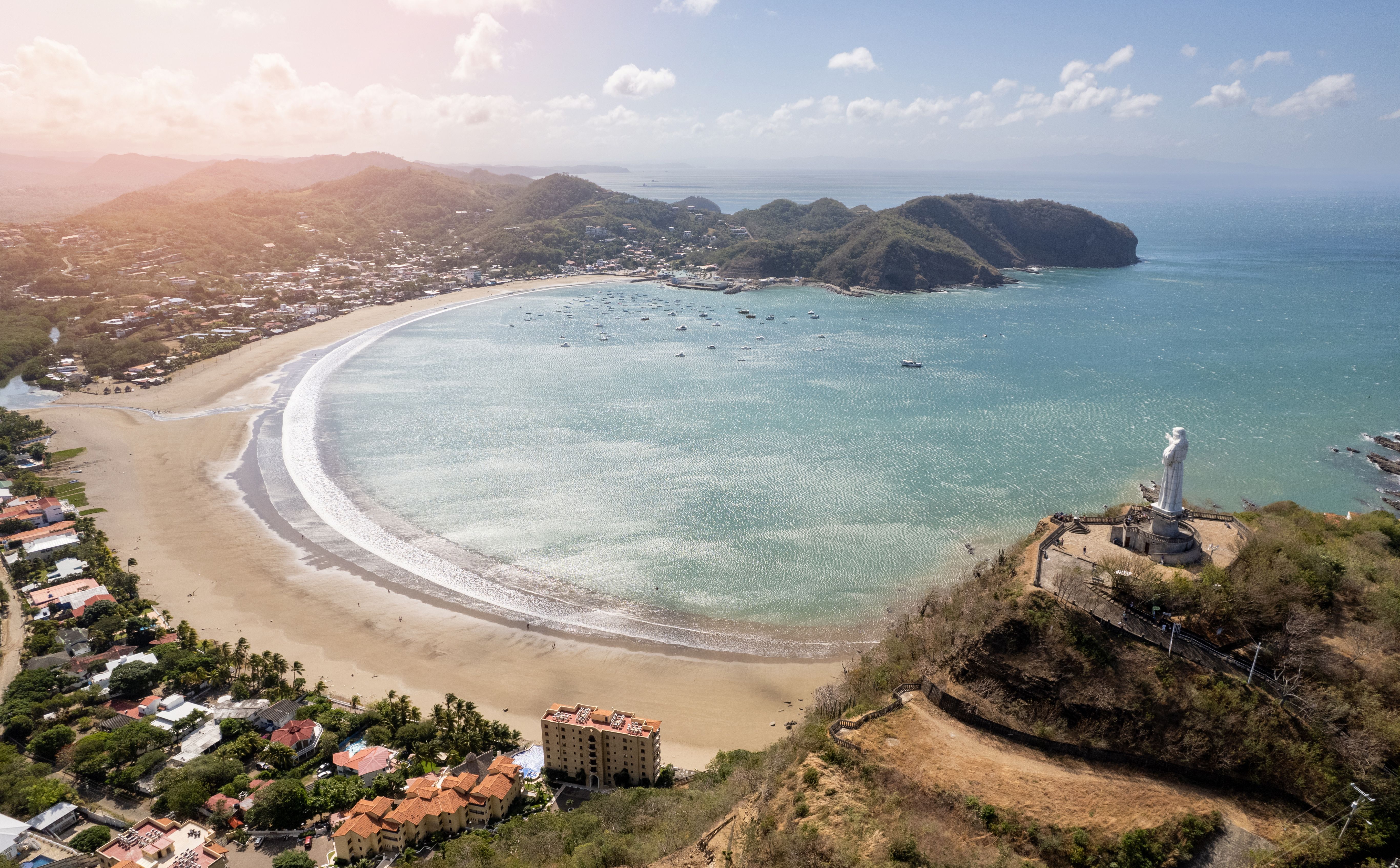 Coast beach in San Juan Del Sur
