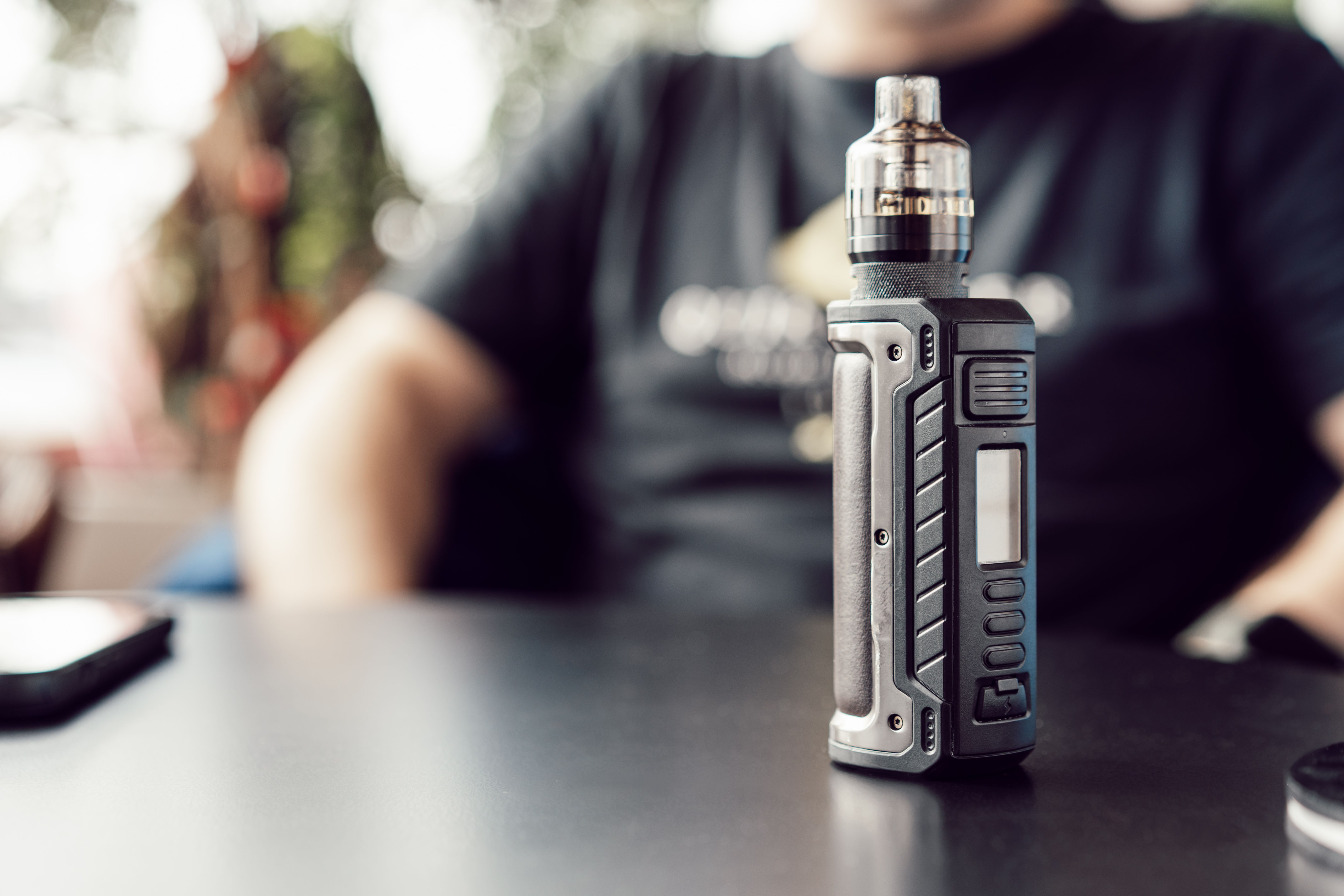 vape pen on table