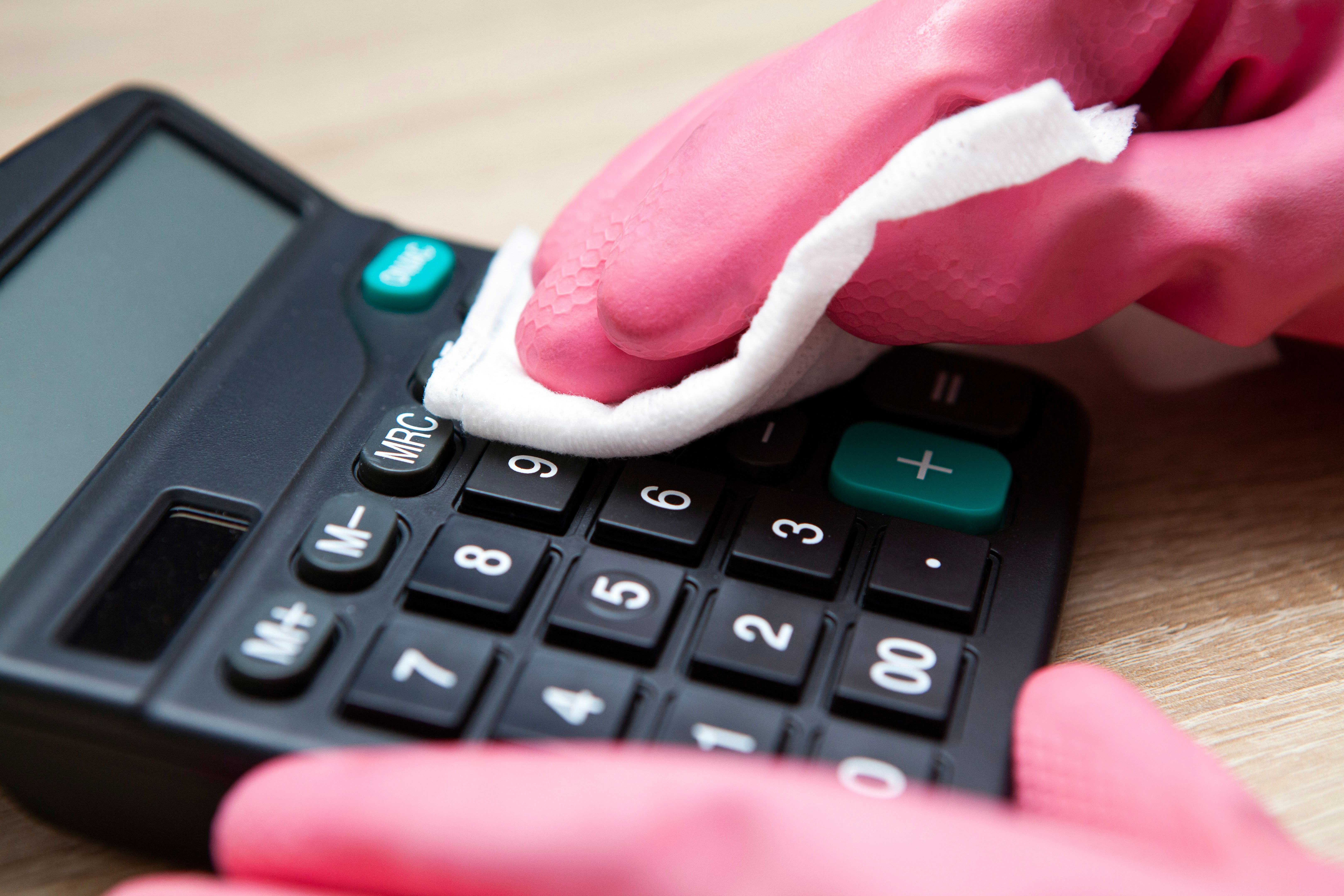 calculator cleaning services