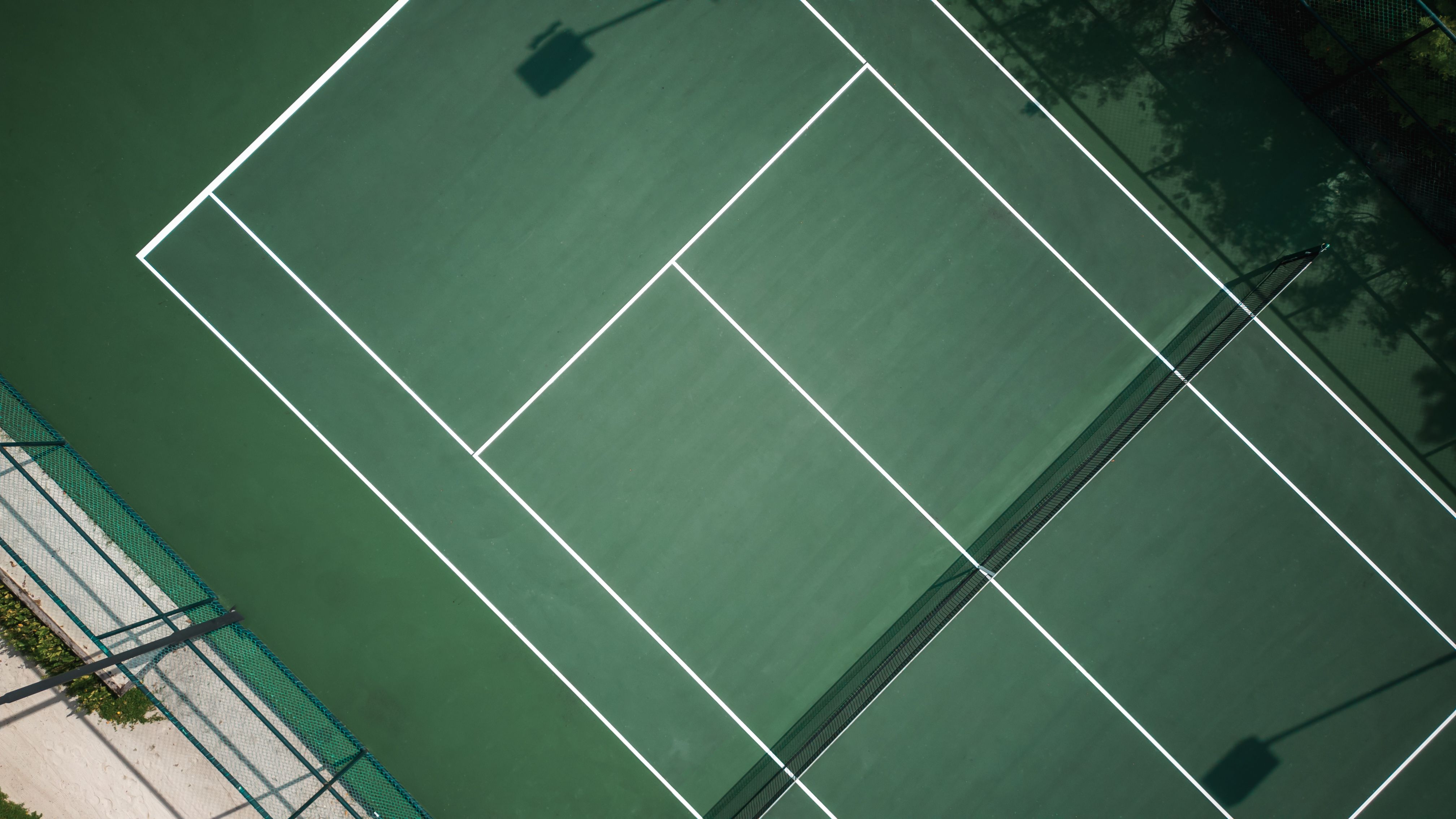 tennis court installation