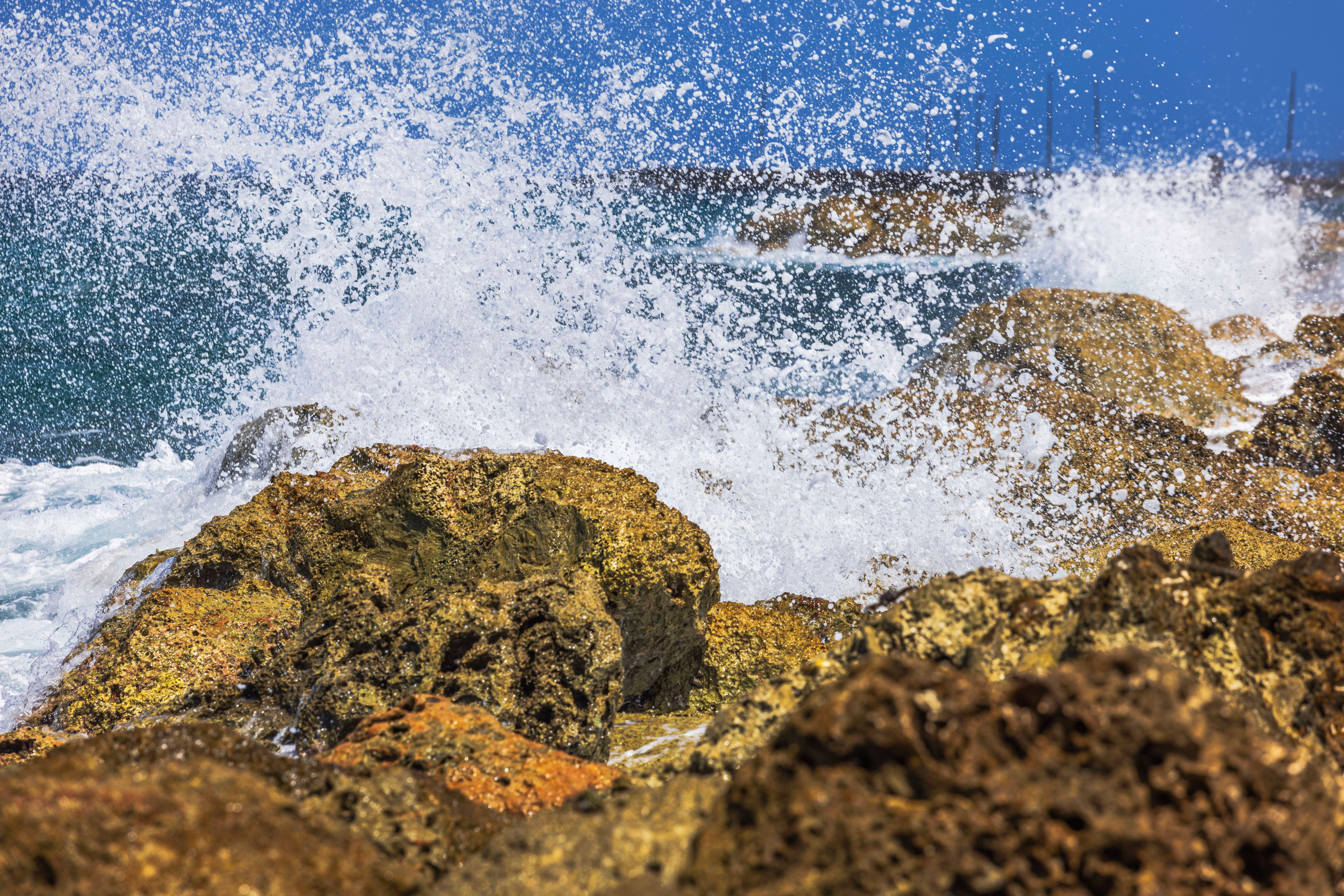 rough seas