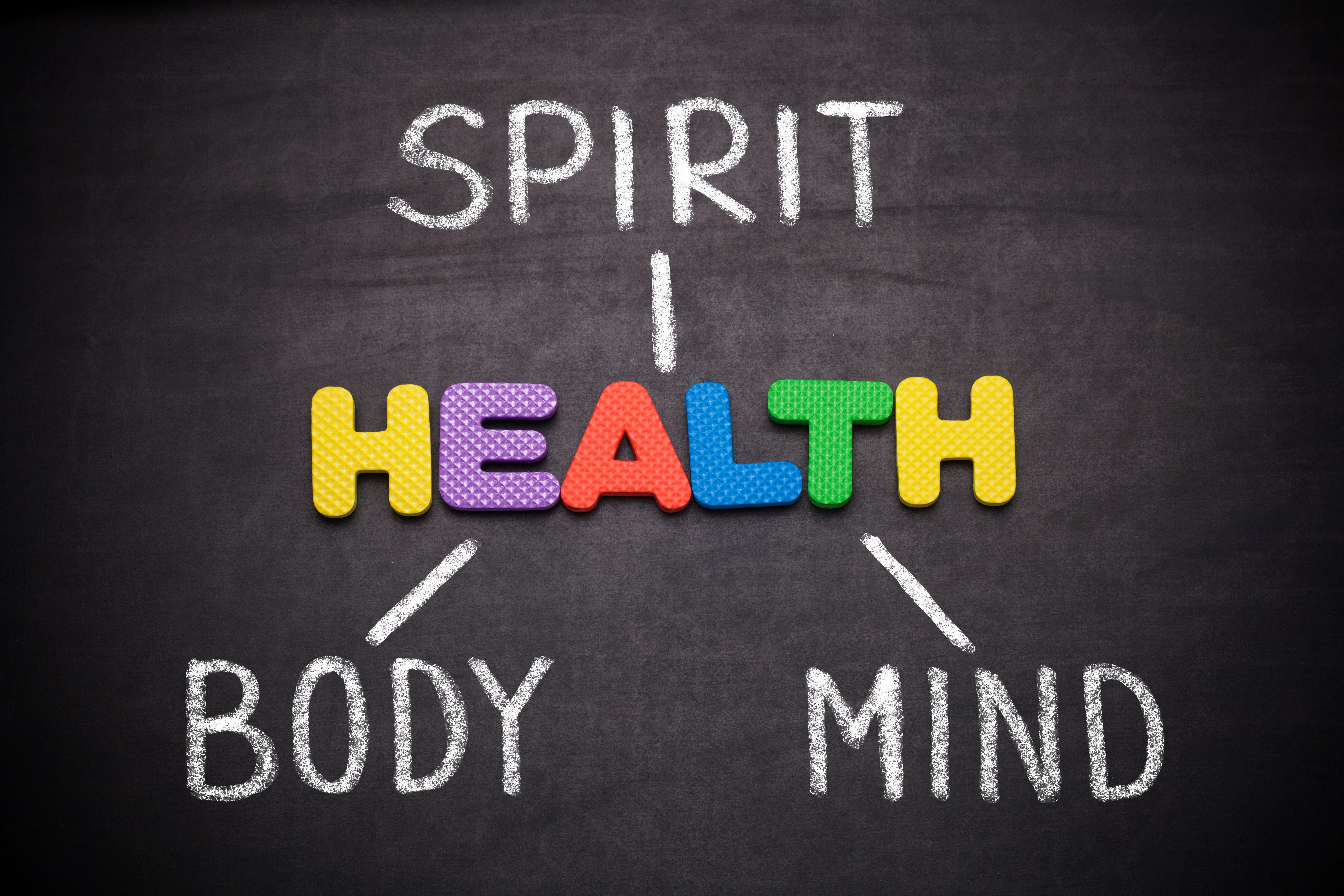 Spirit, Body and Mind , health concept