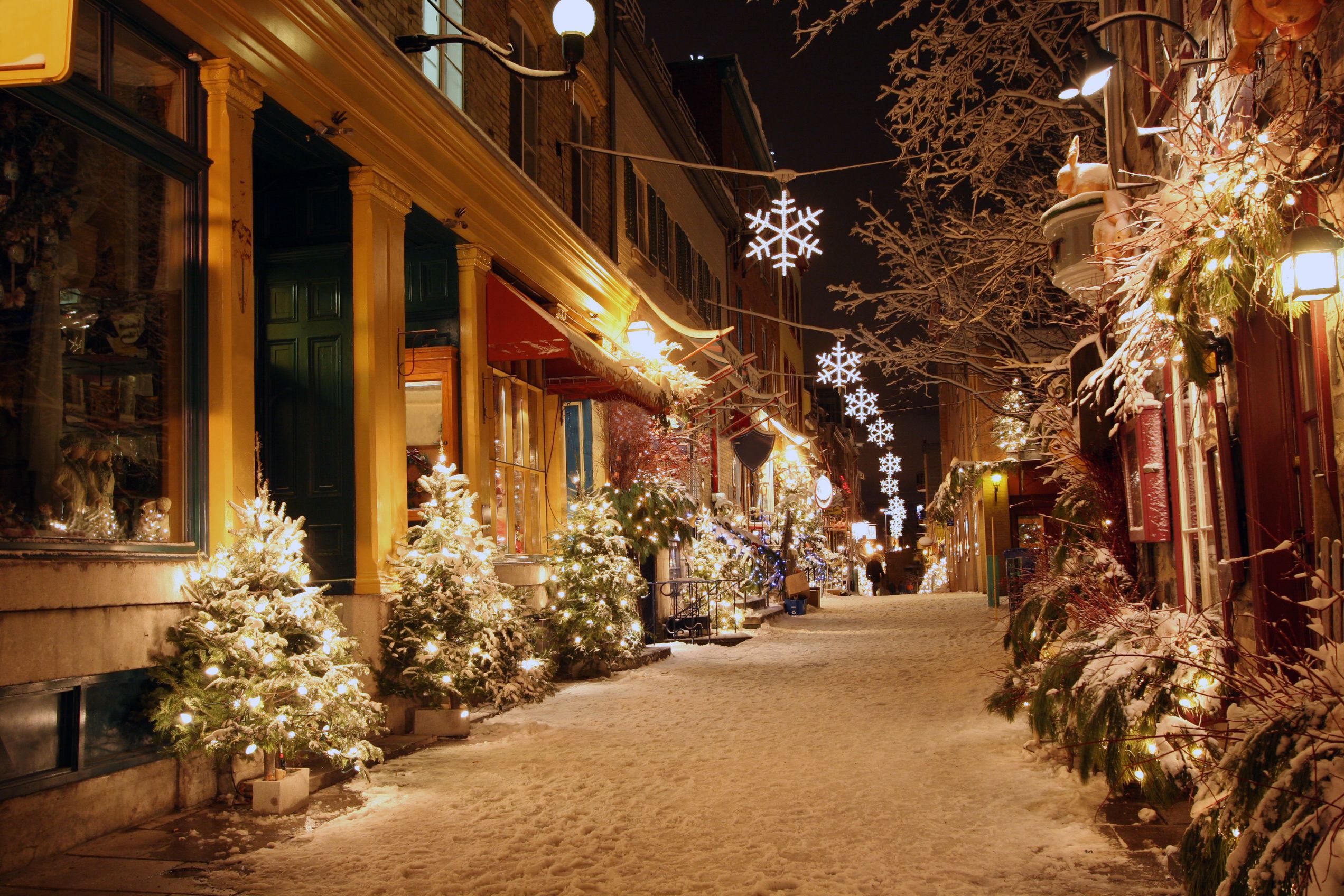 city snow