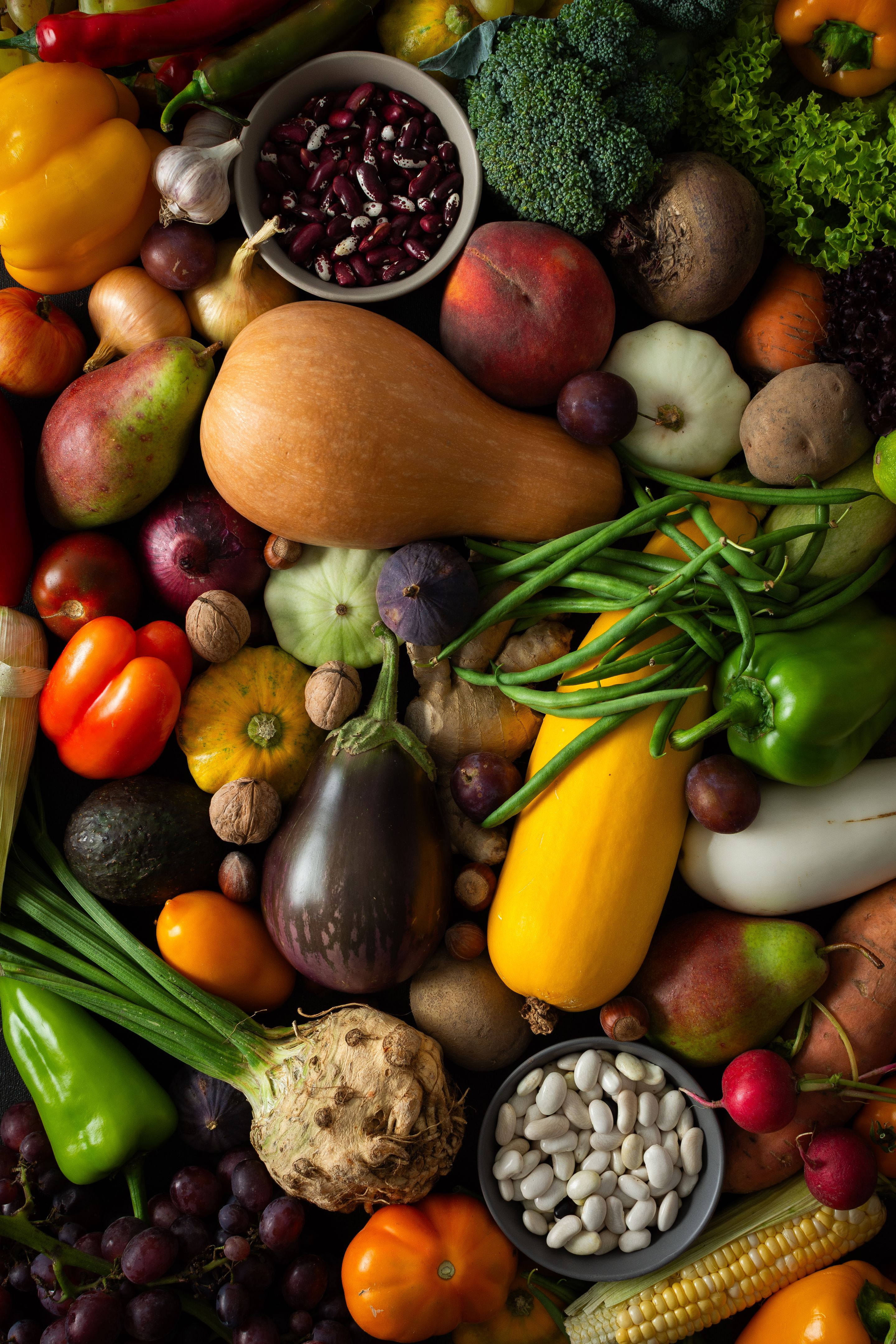 seasonal fruits vegetables