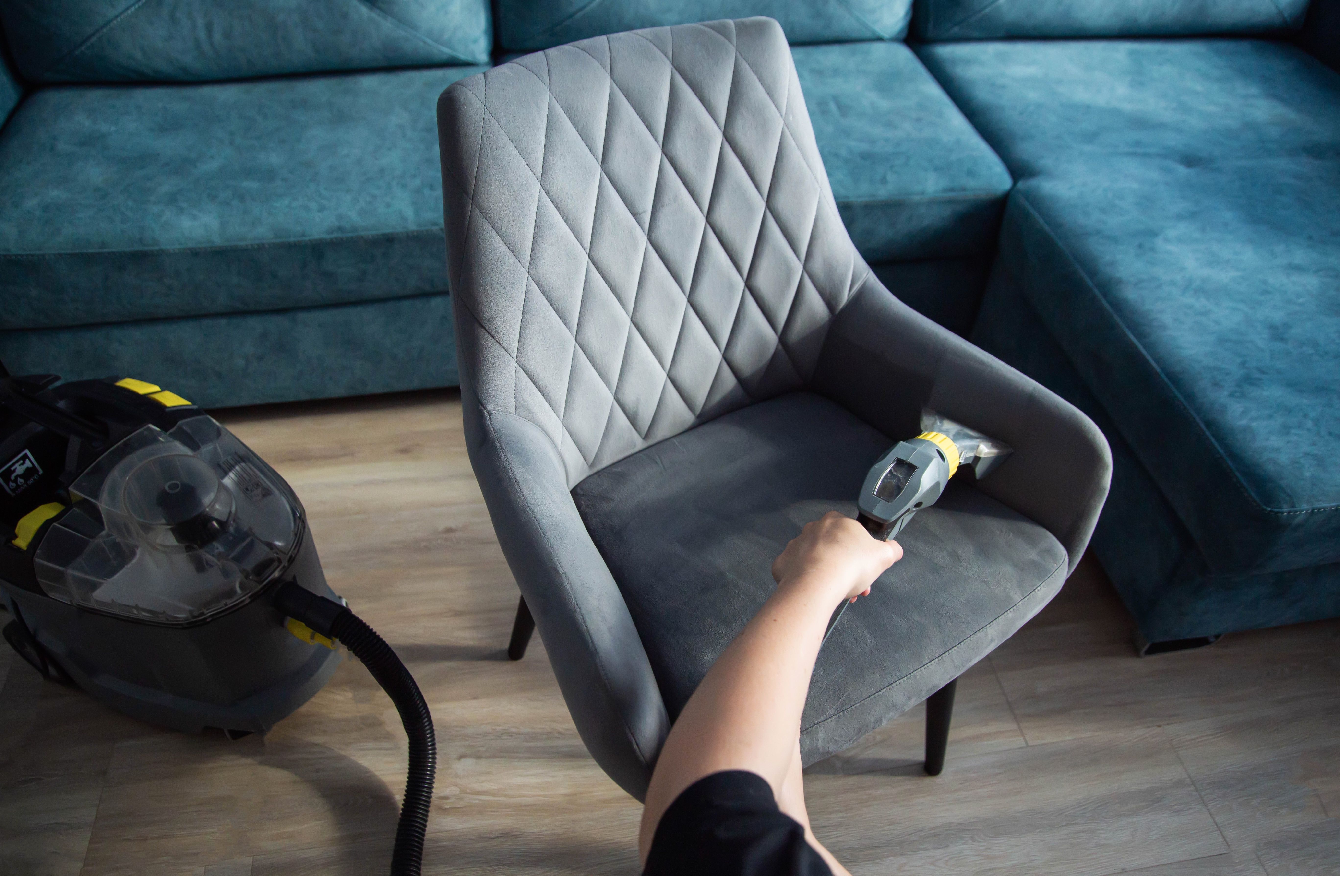cleaning upholstery