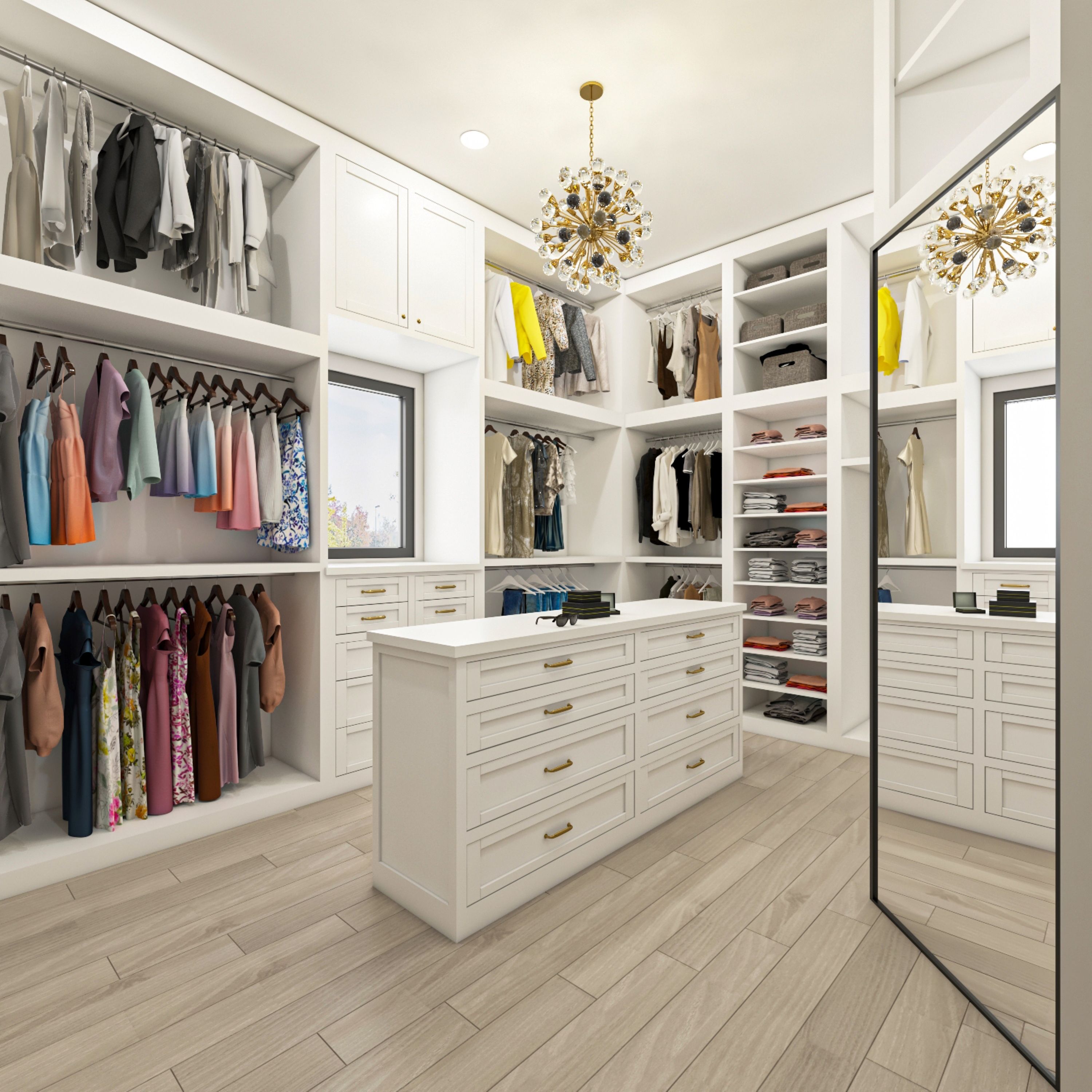 luxury wardrobe