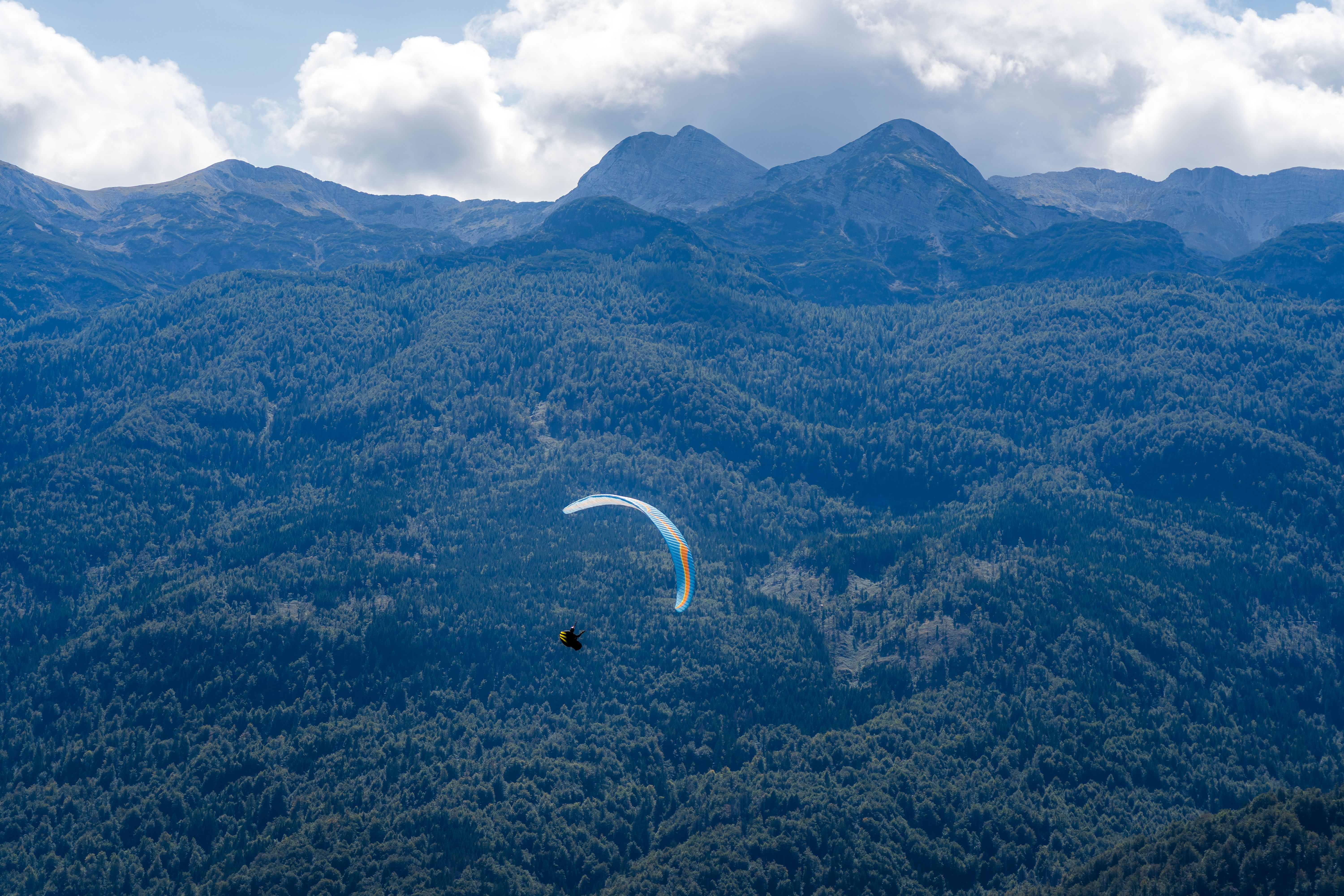paragliding landscape