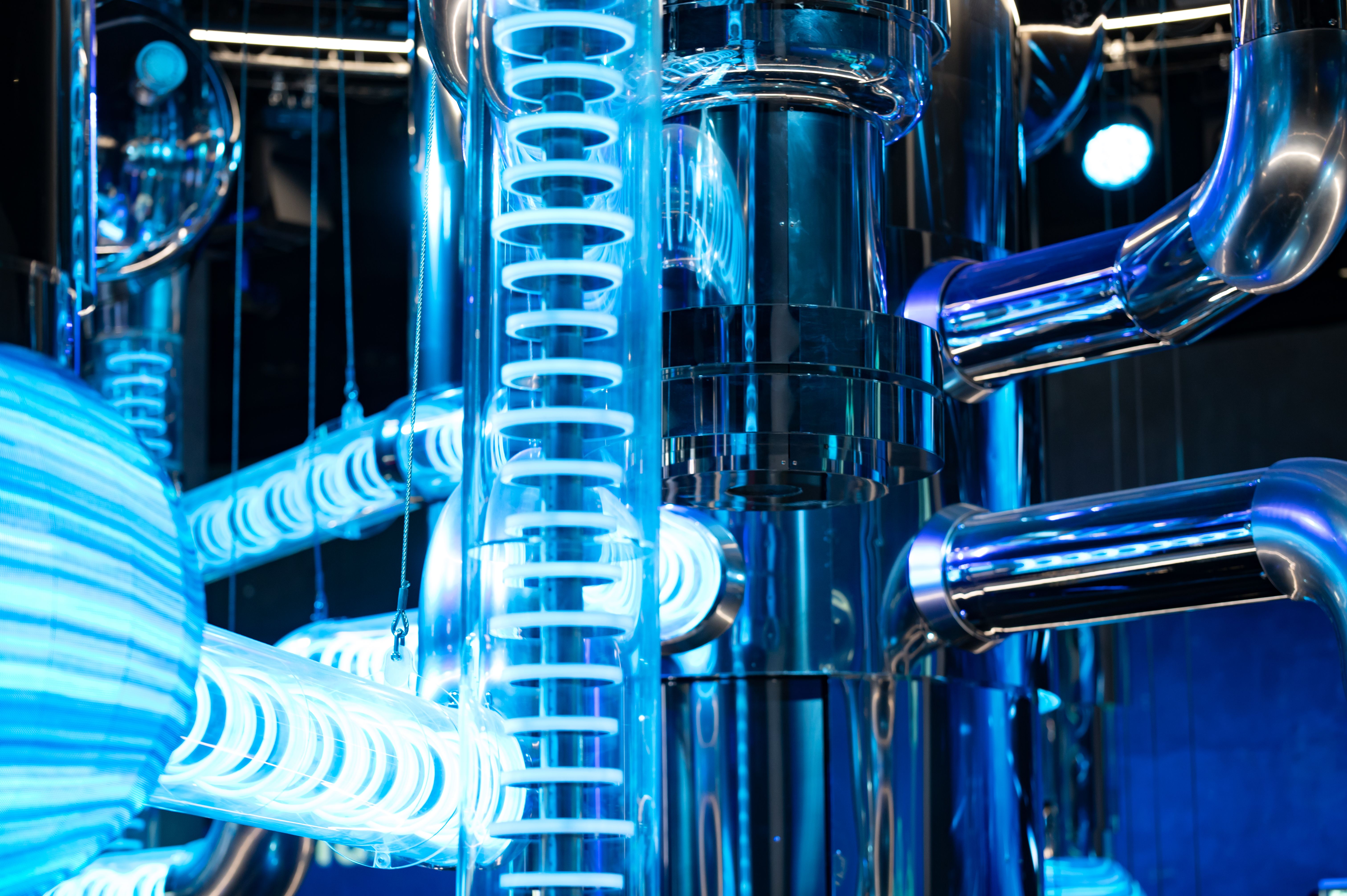 Nuclear reactor concept of future power energy generation system. information data charge efficiency system