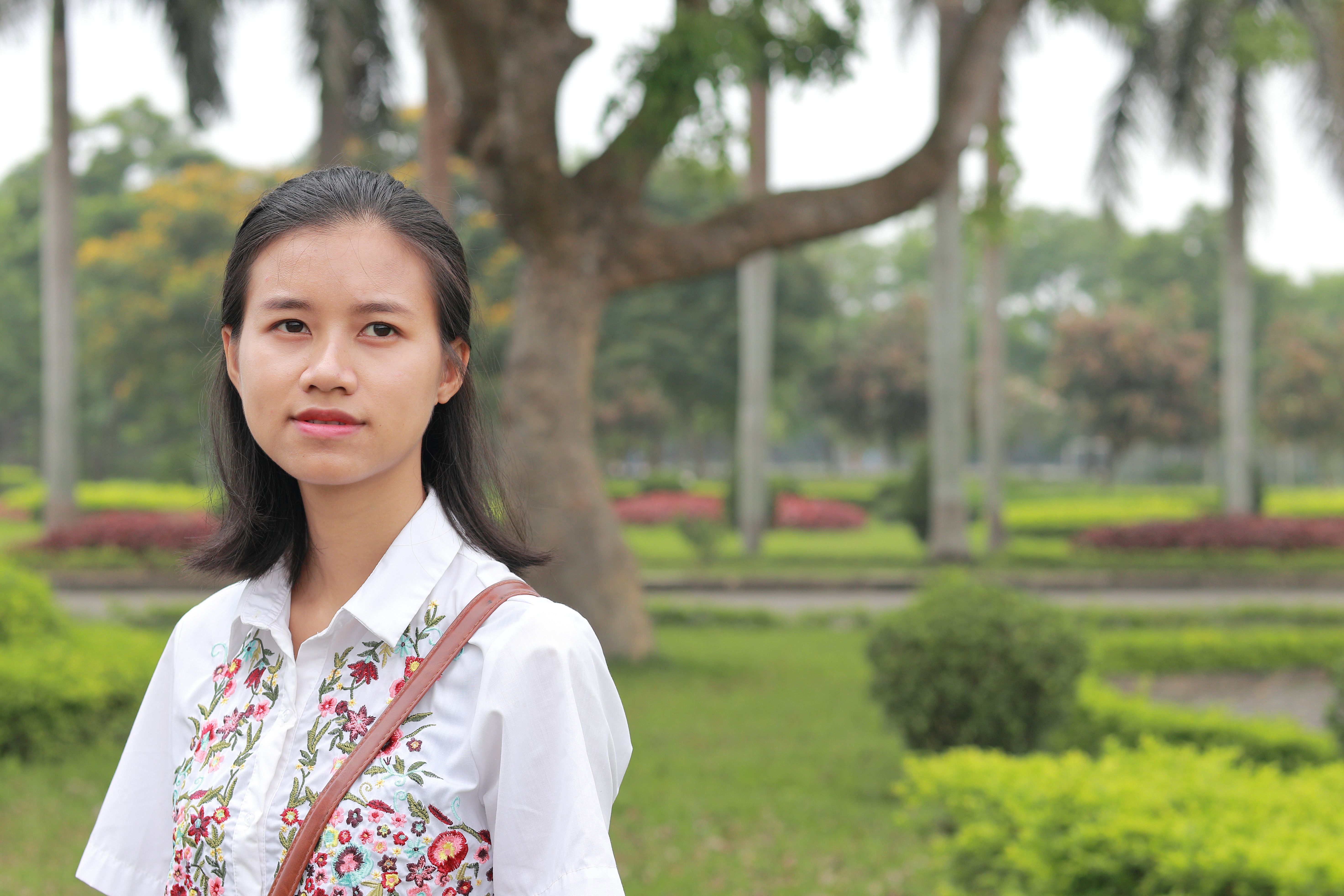 portrait of young woman in Vietnam