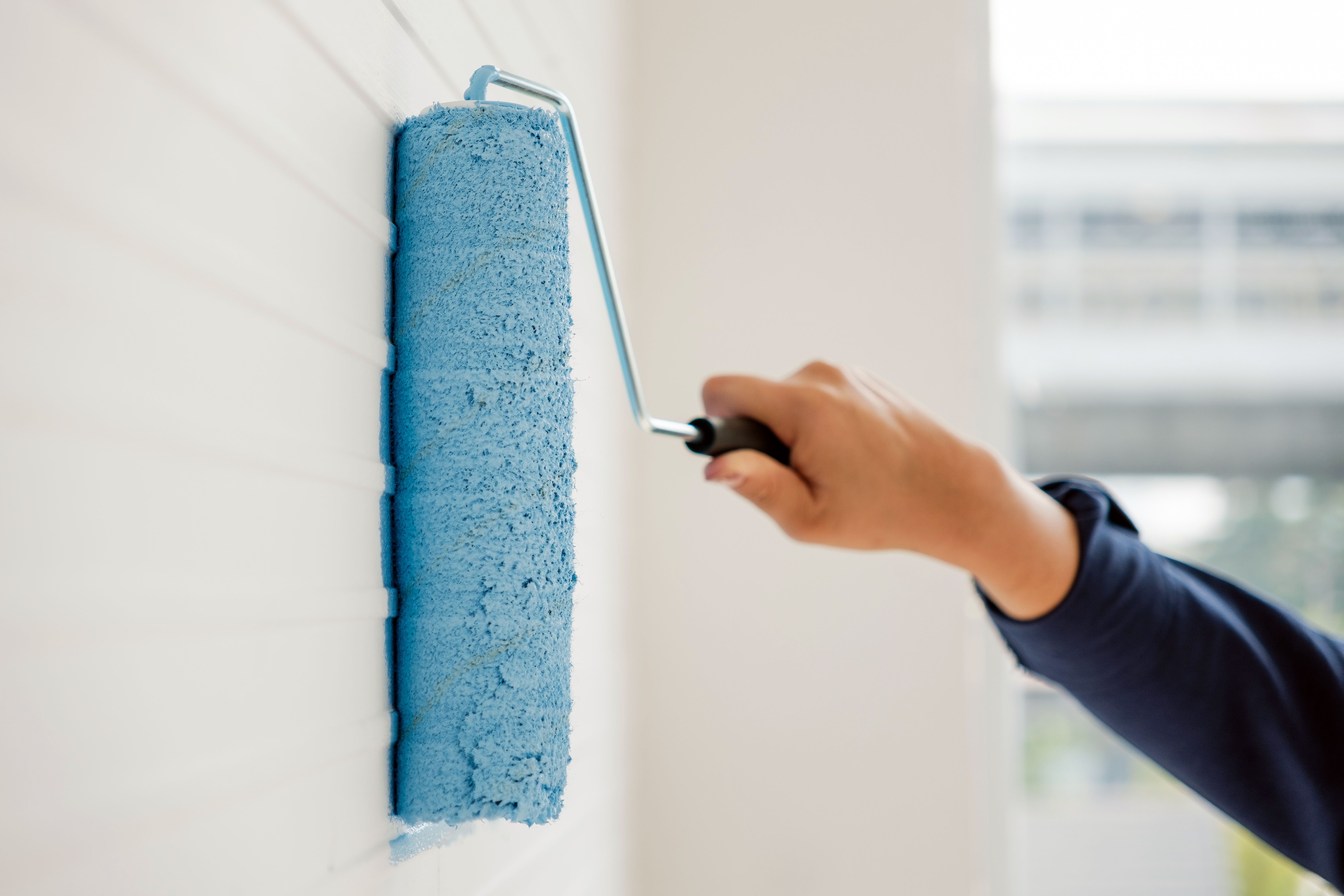 applying paint