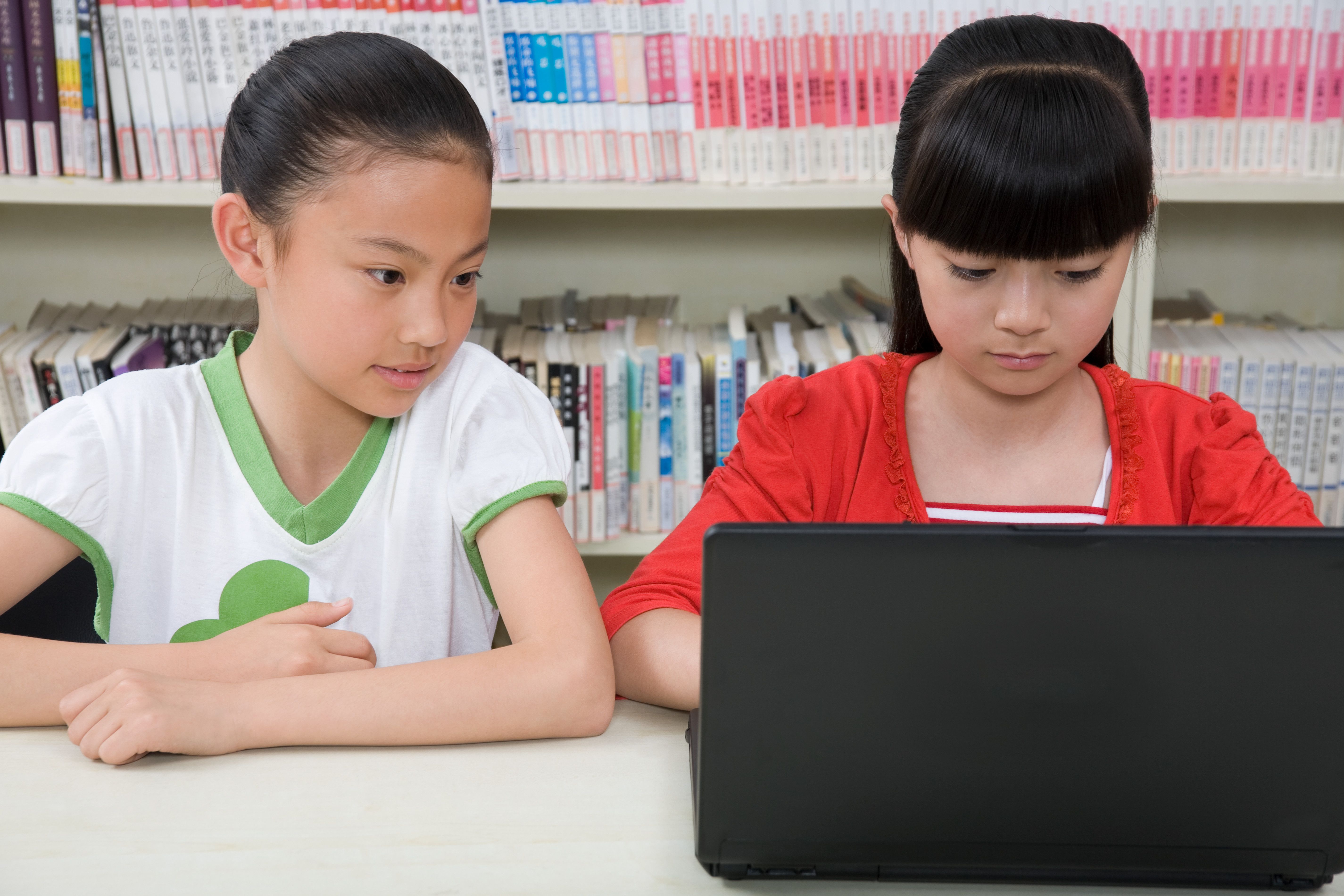 student with laptop
