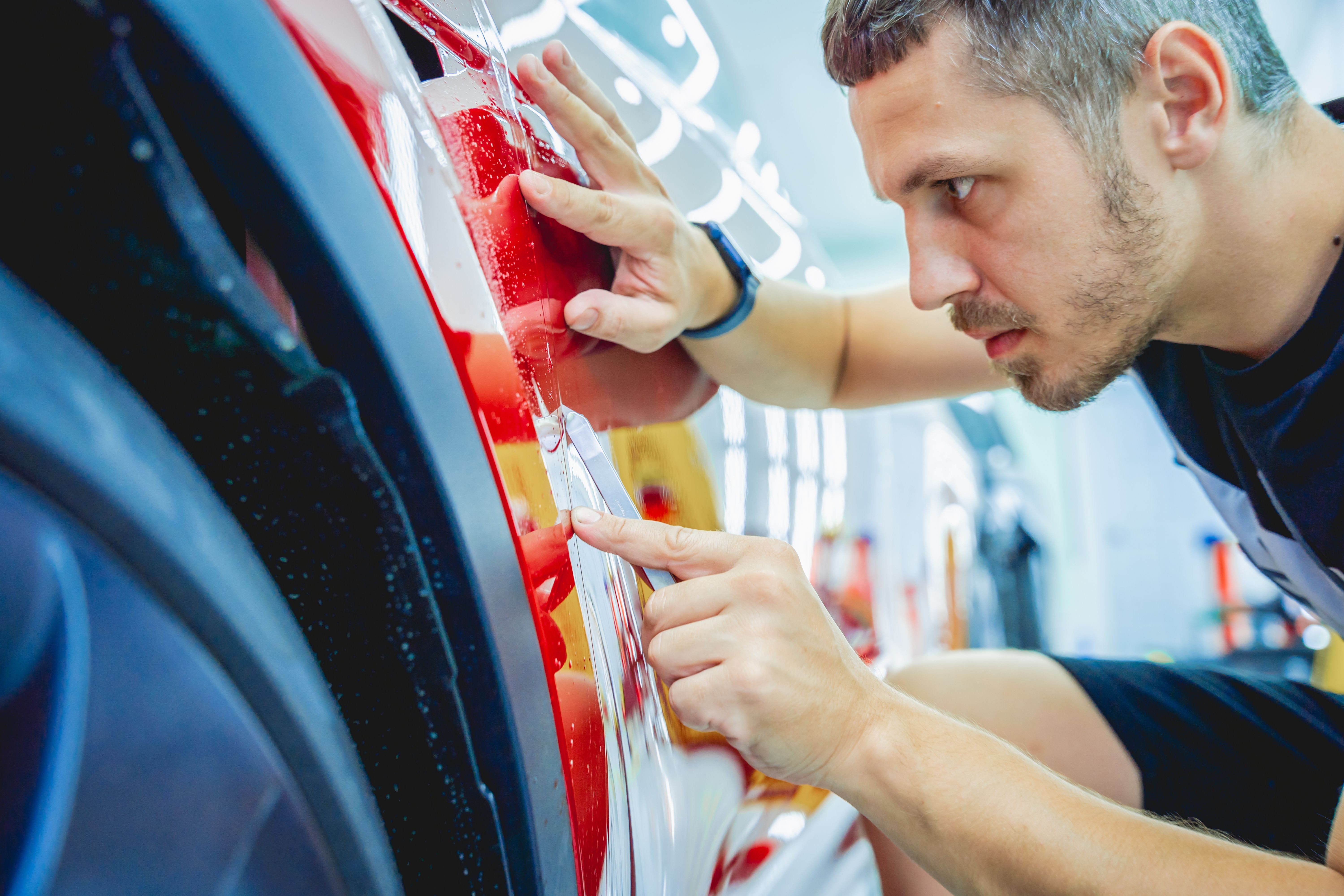 vehicle wrap installation