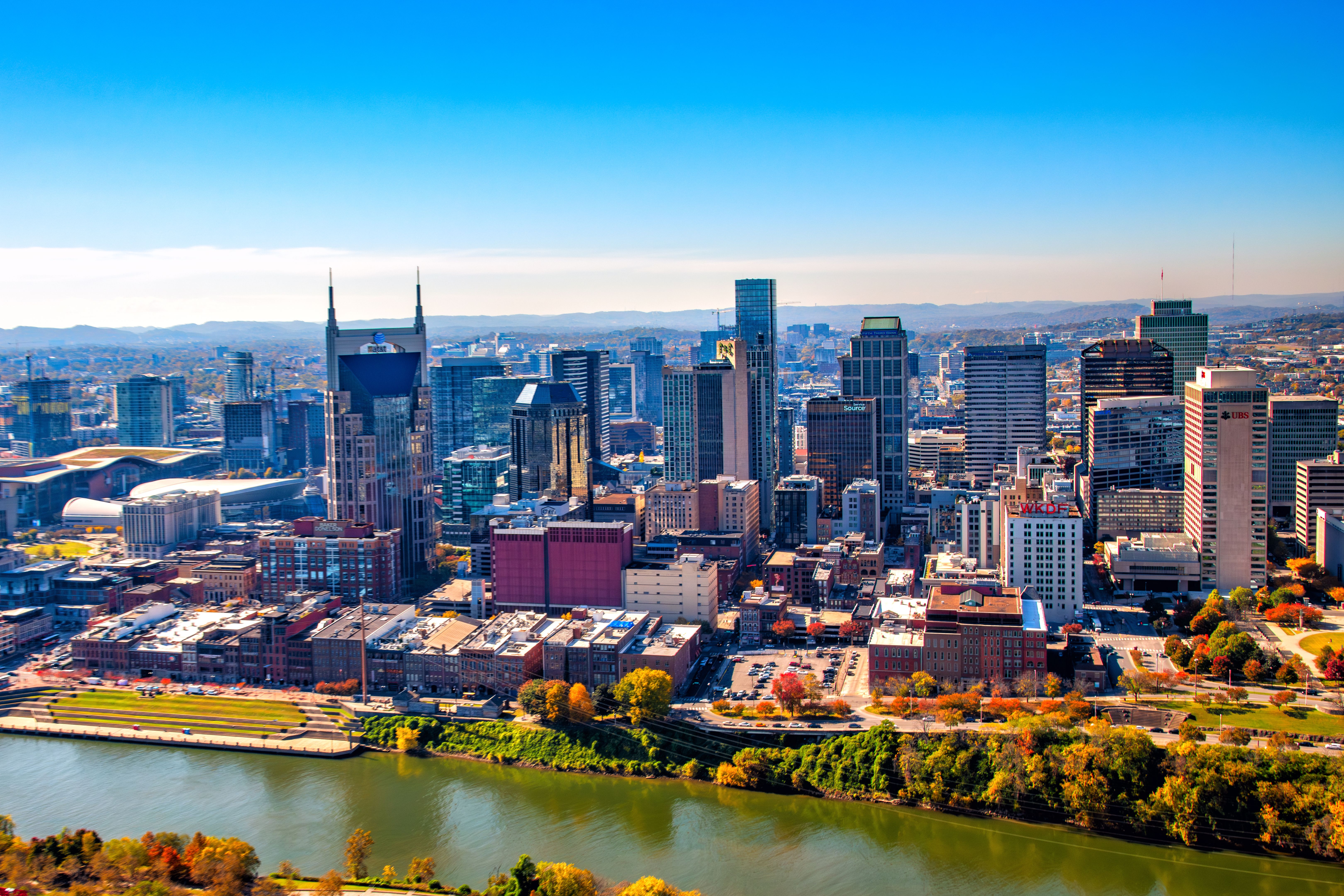 Above Downtown Nashville Above Downtown Nashville