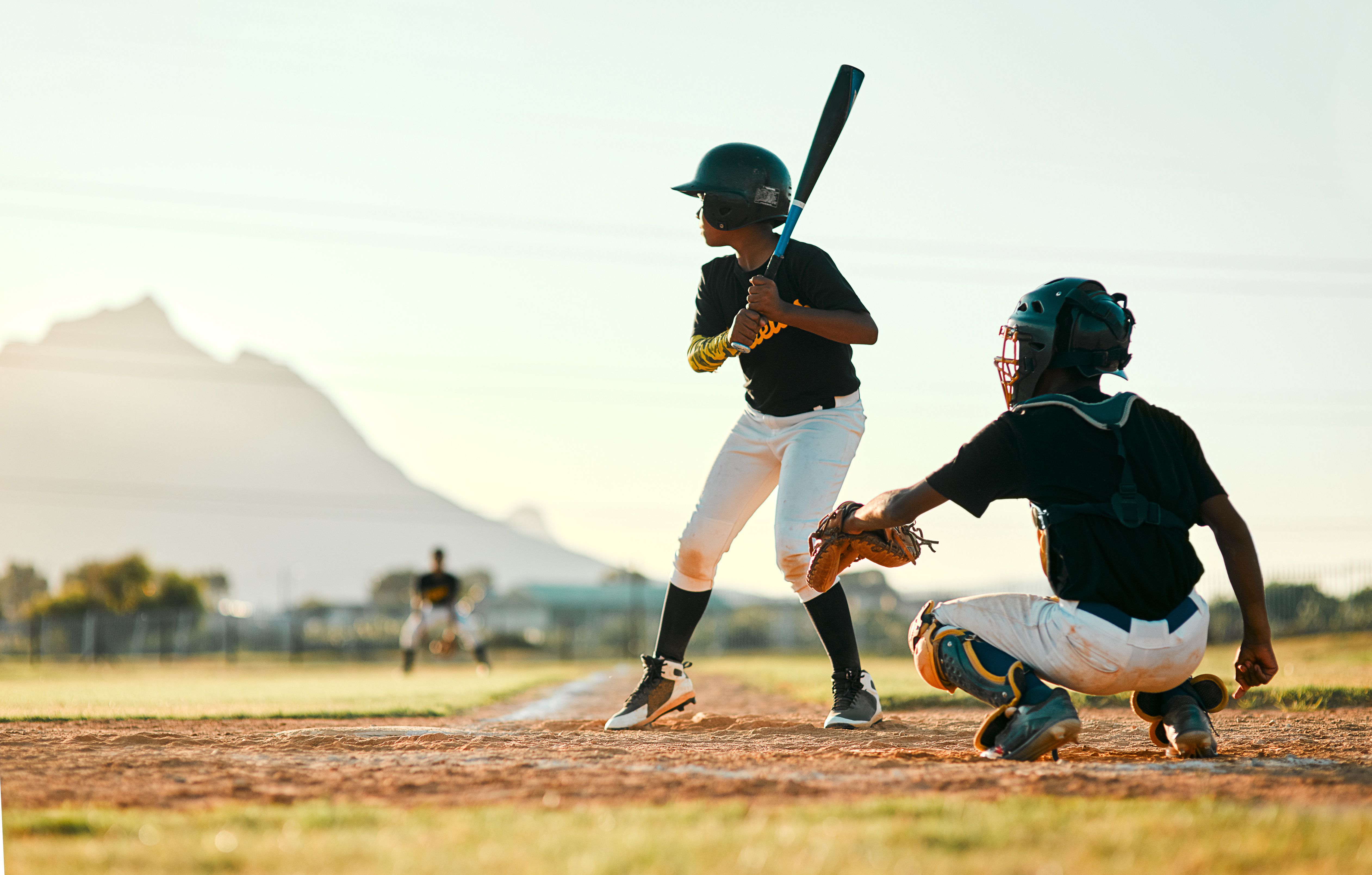 children playing sports