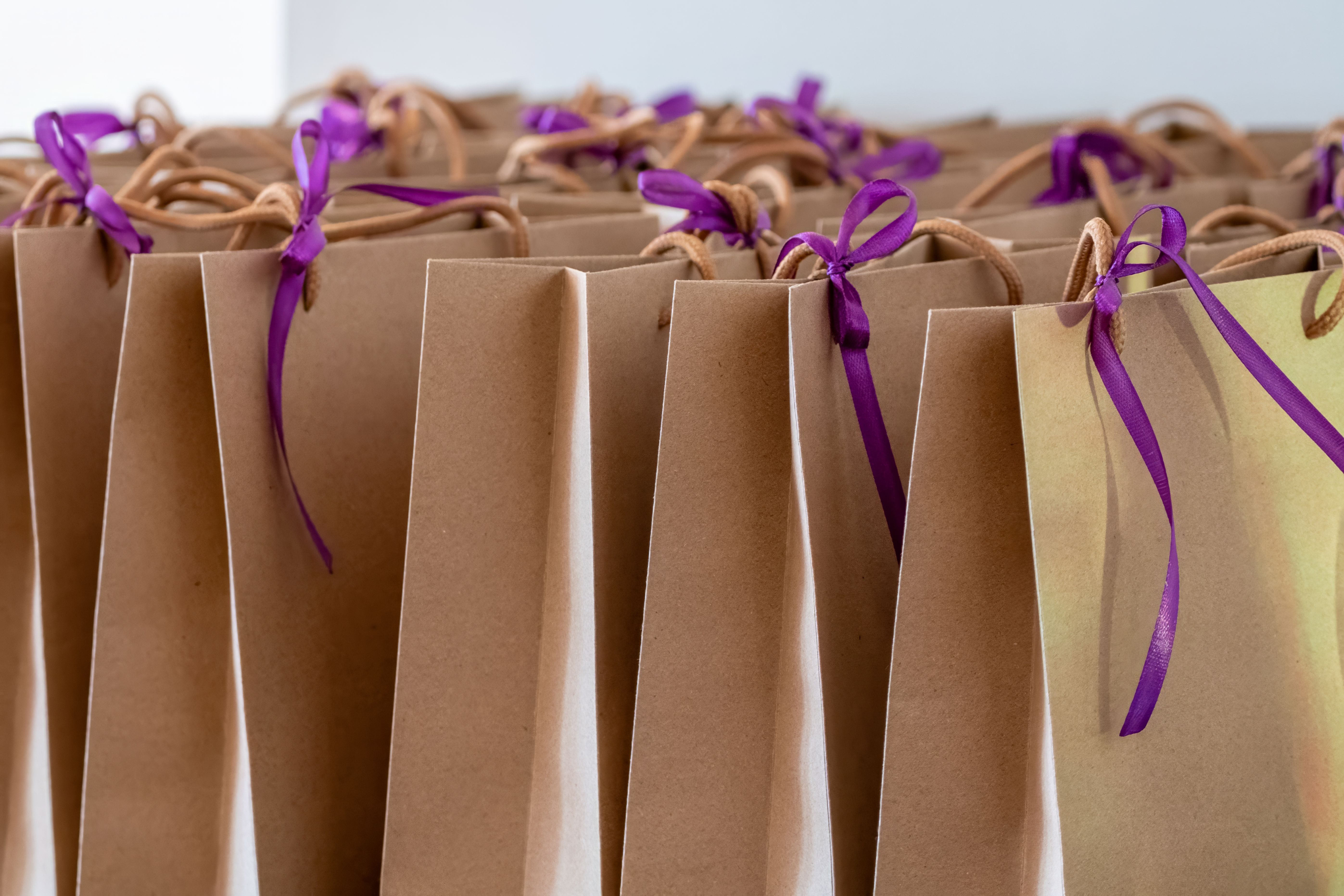 festive gift bags