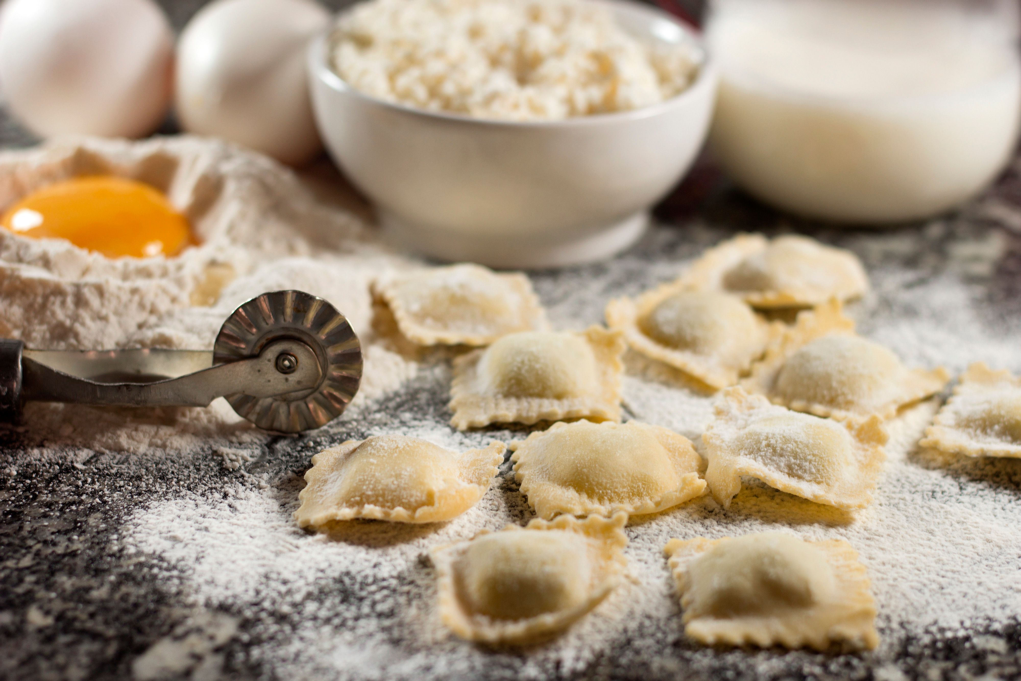 homemade ravioli