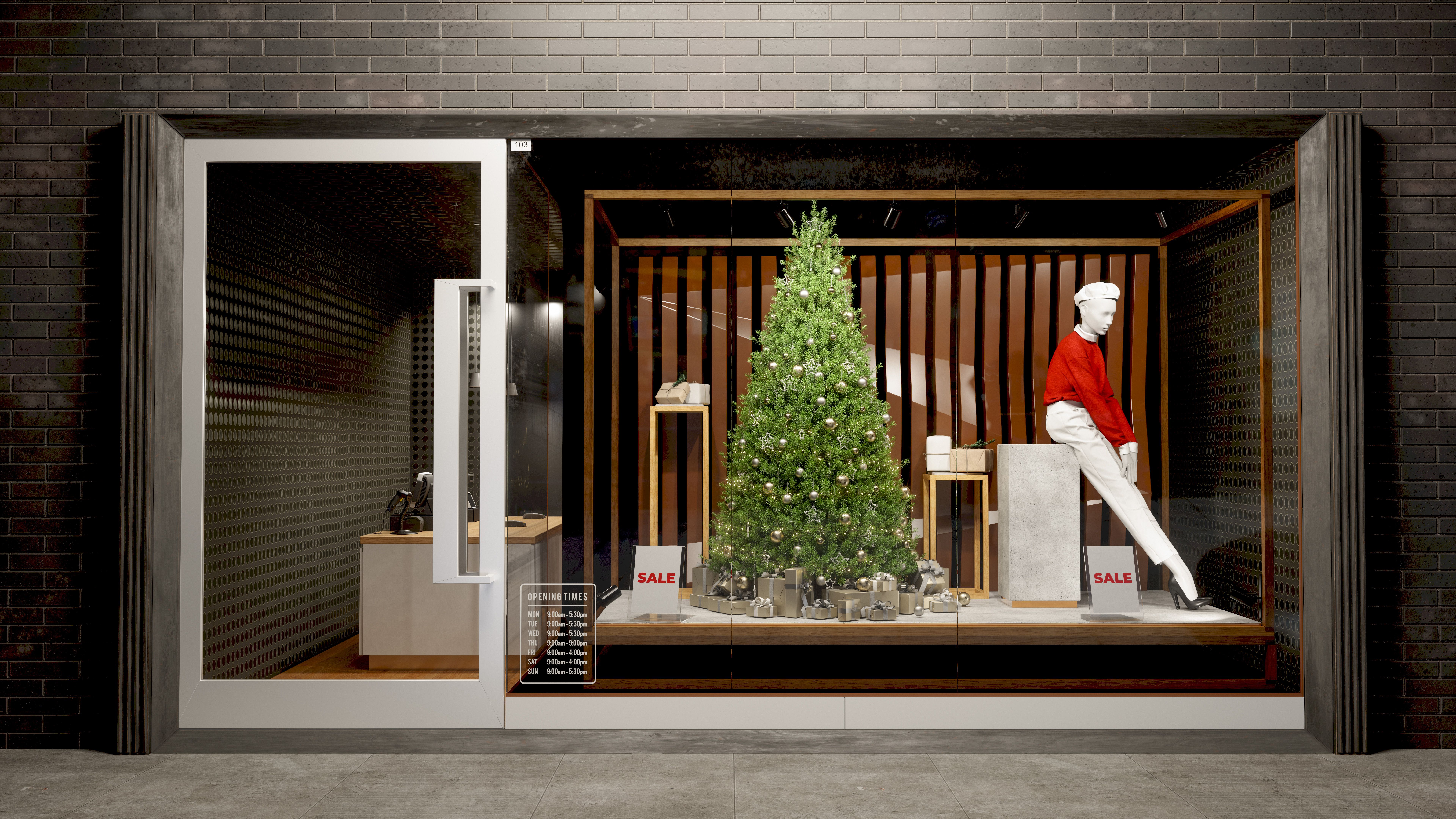 interactive holiday wall display