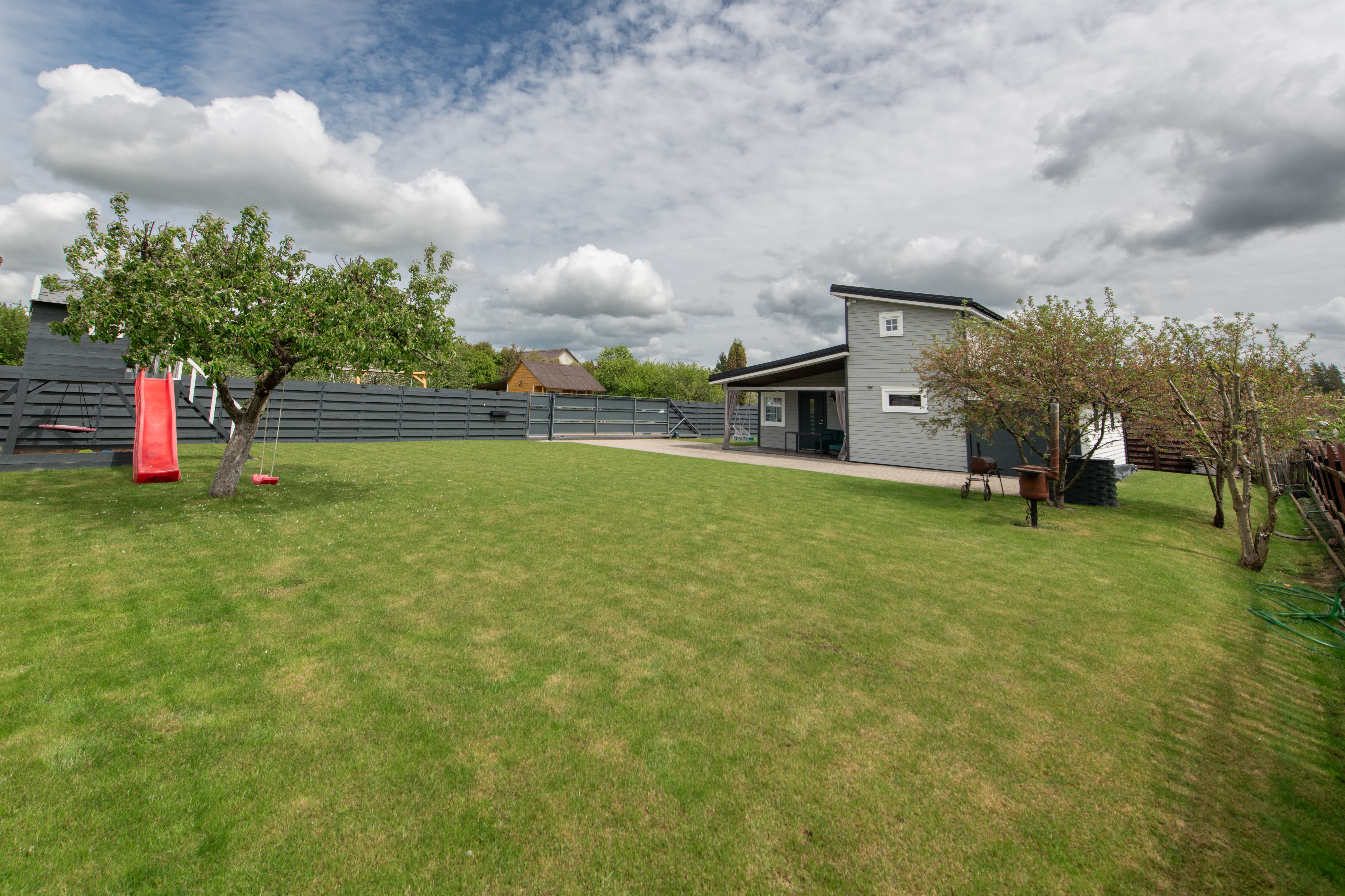 residential backyard