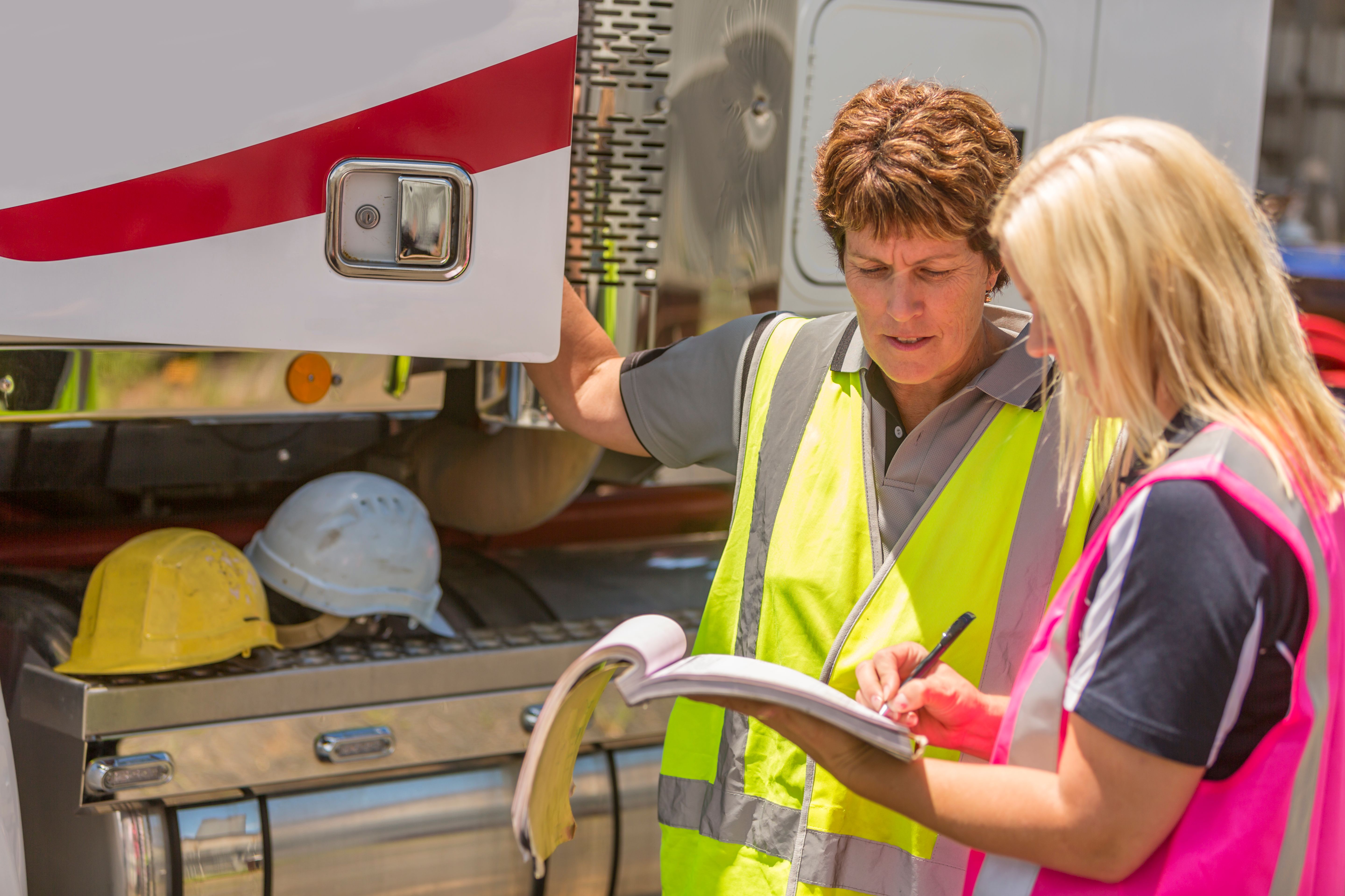 trucking business meeting