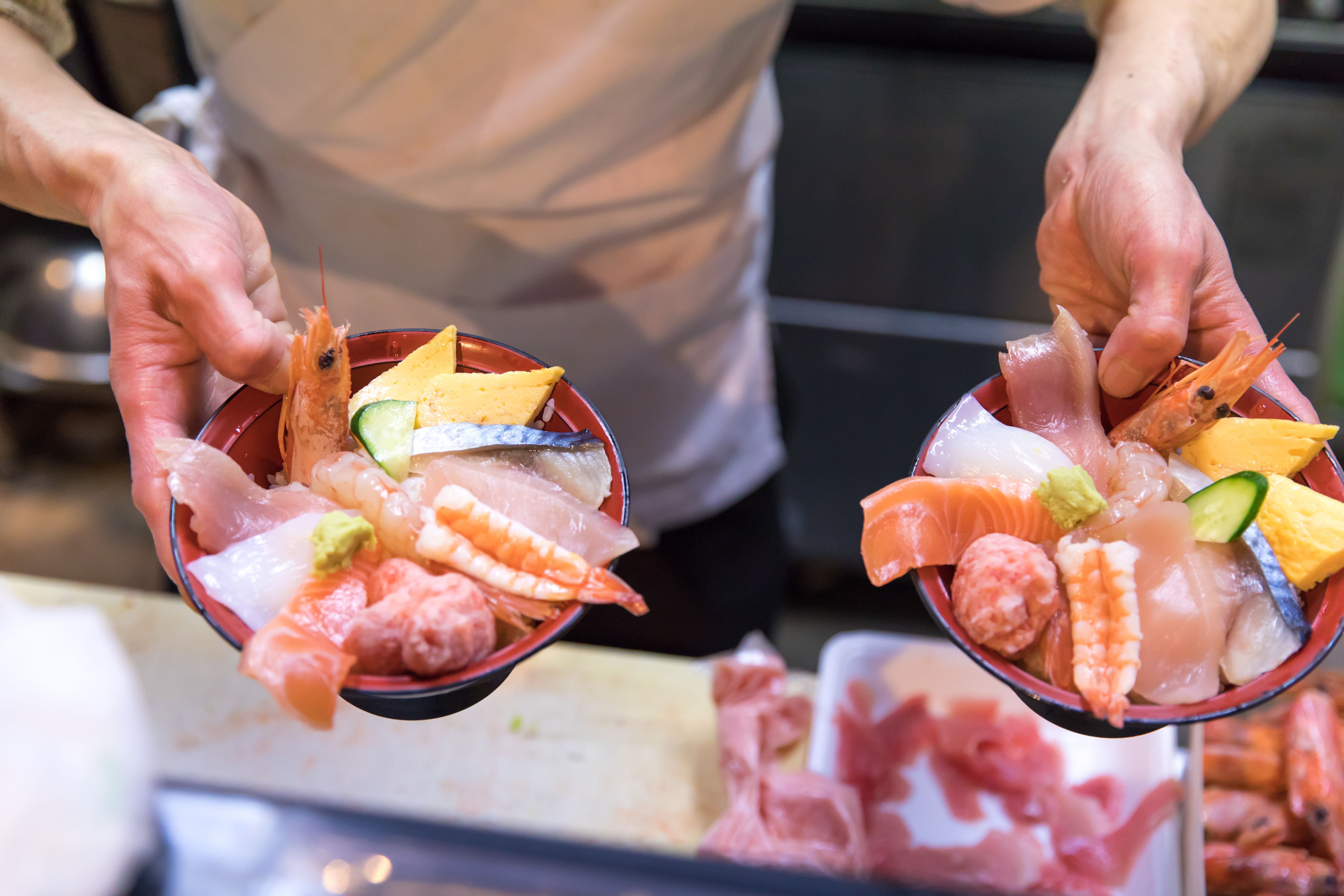 japanese seafood meal