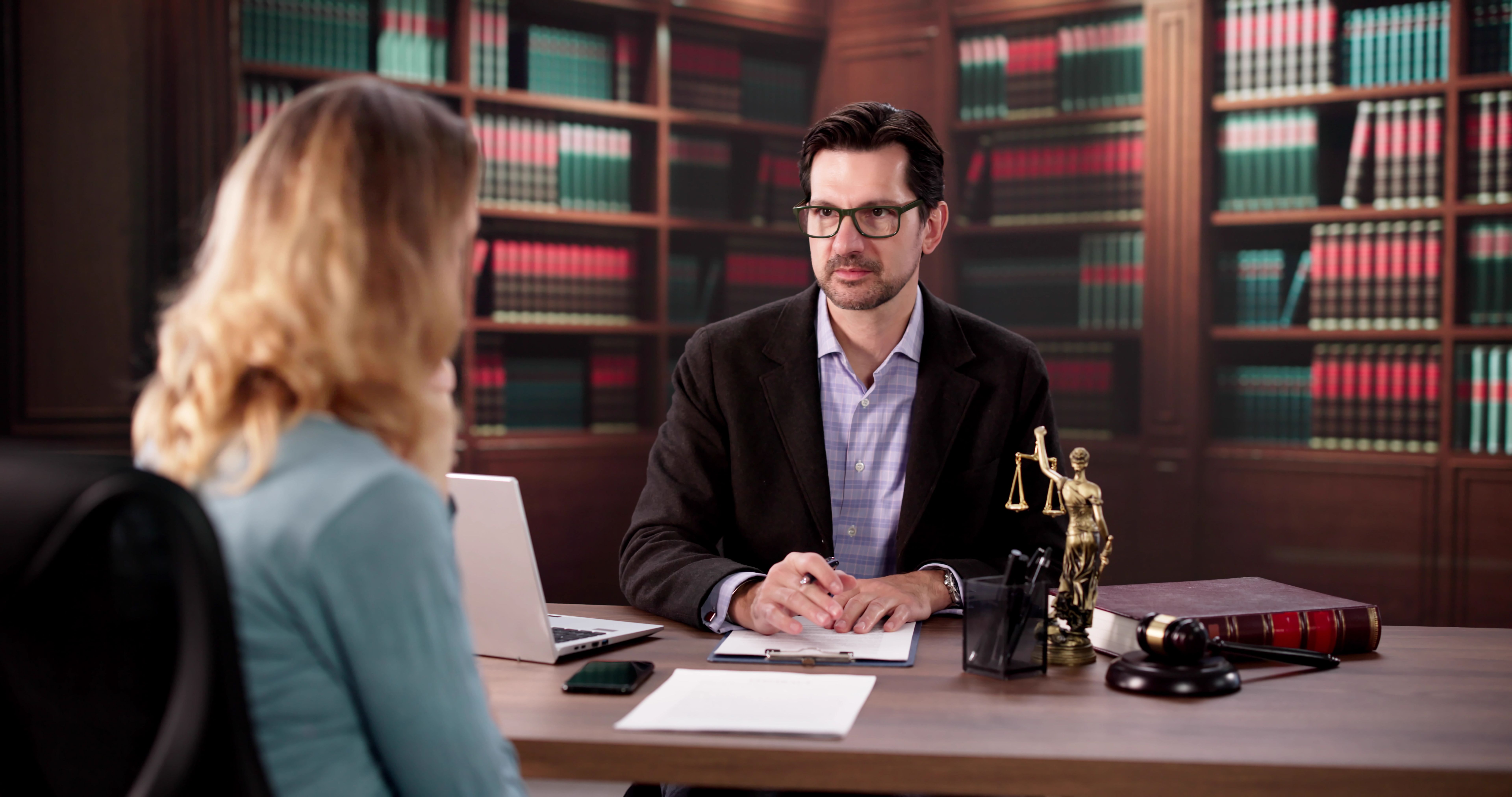 lawyer client consultation