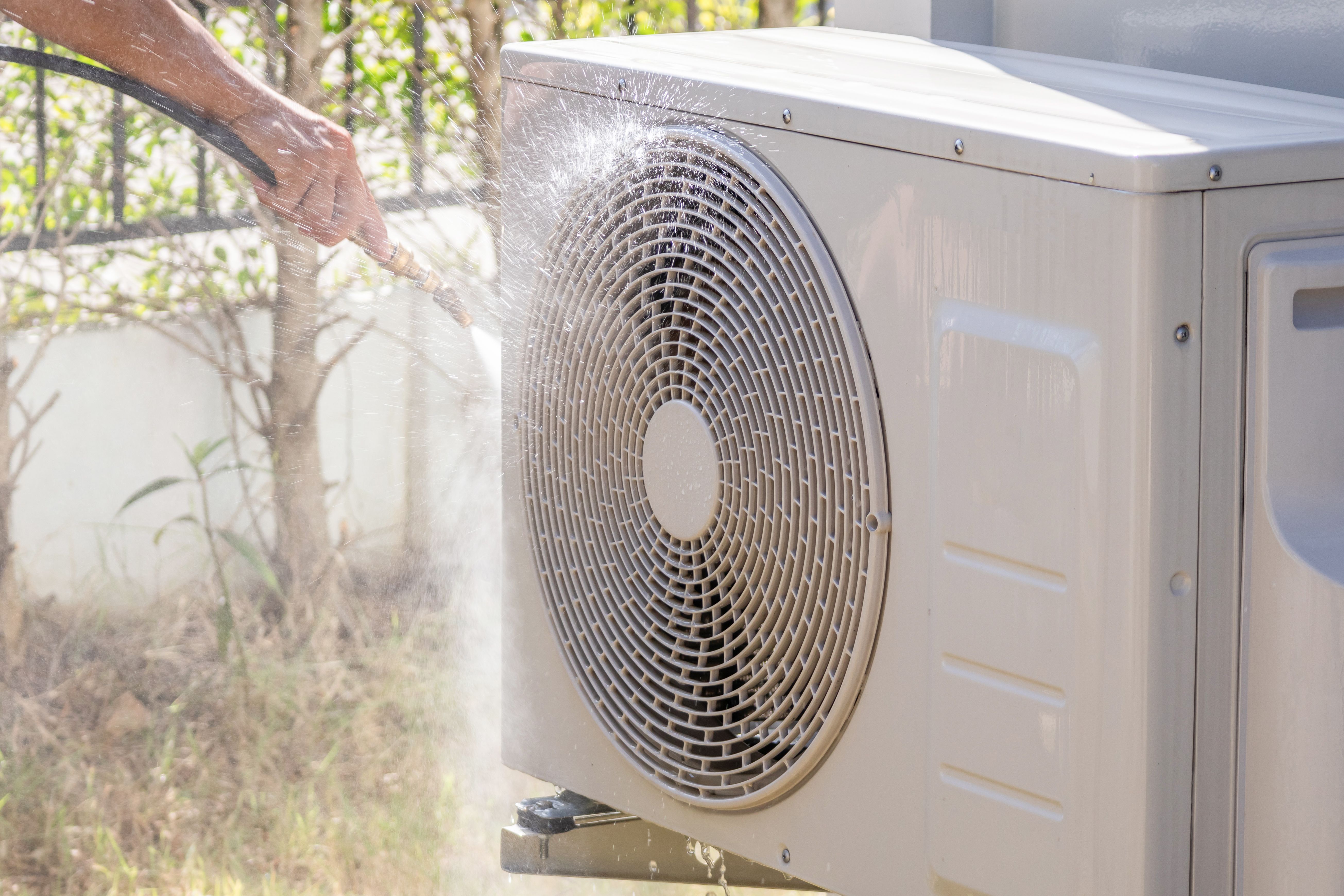 cleaning outdoor hvac