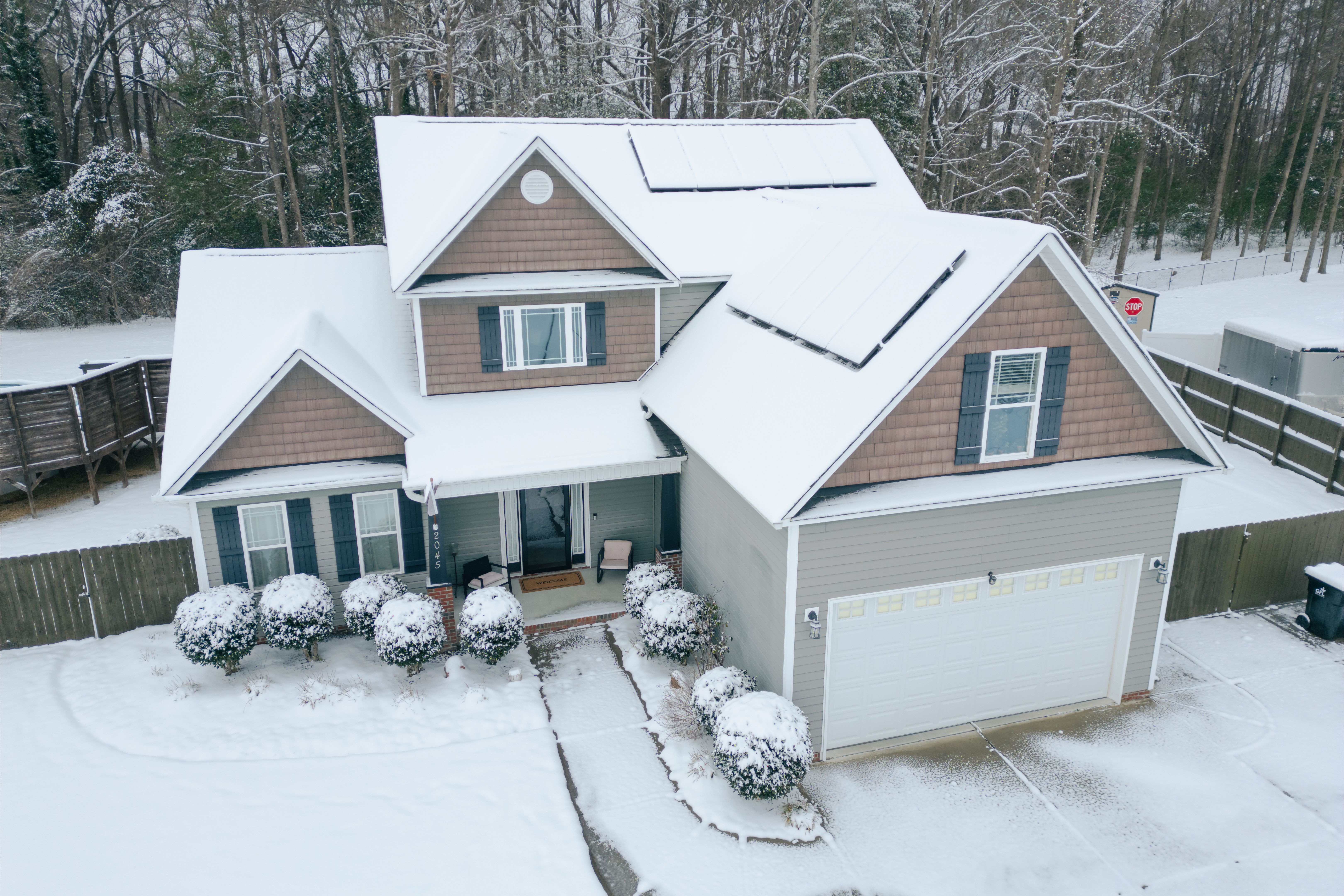 winter driveway