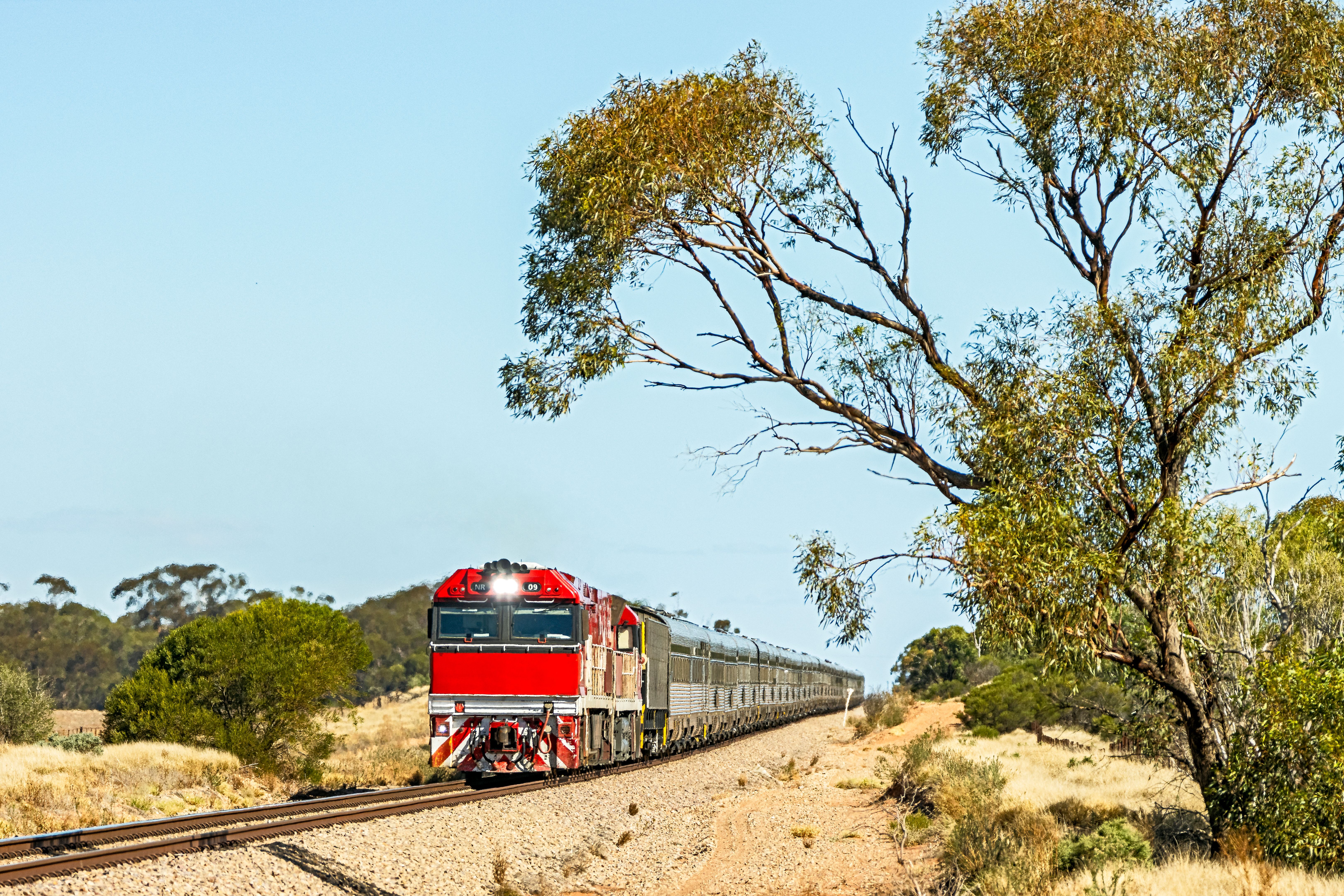 australian countryside train