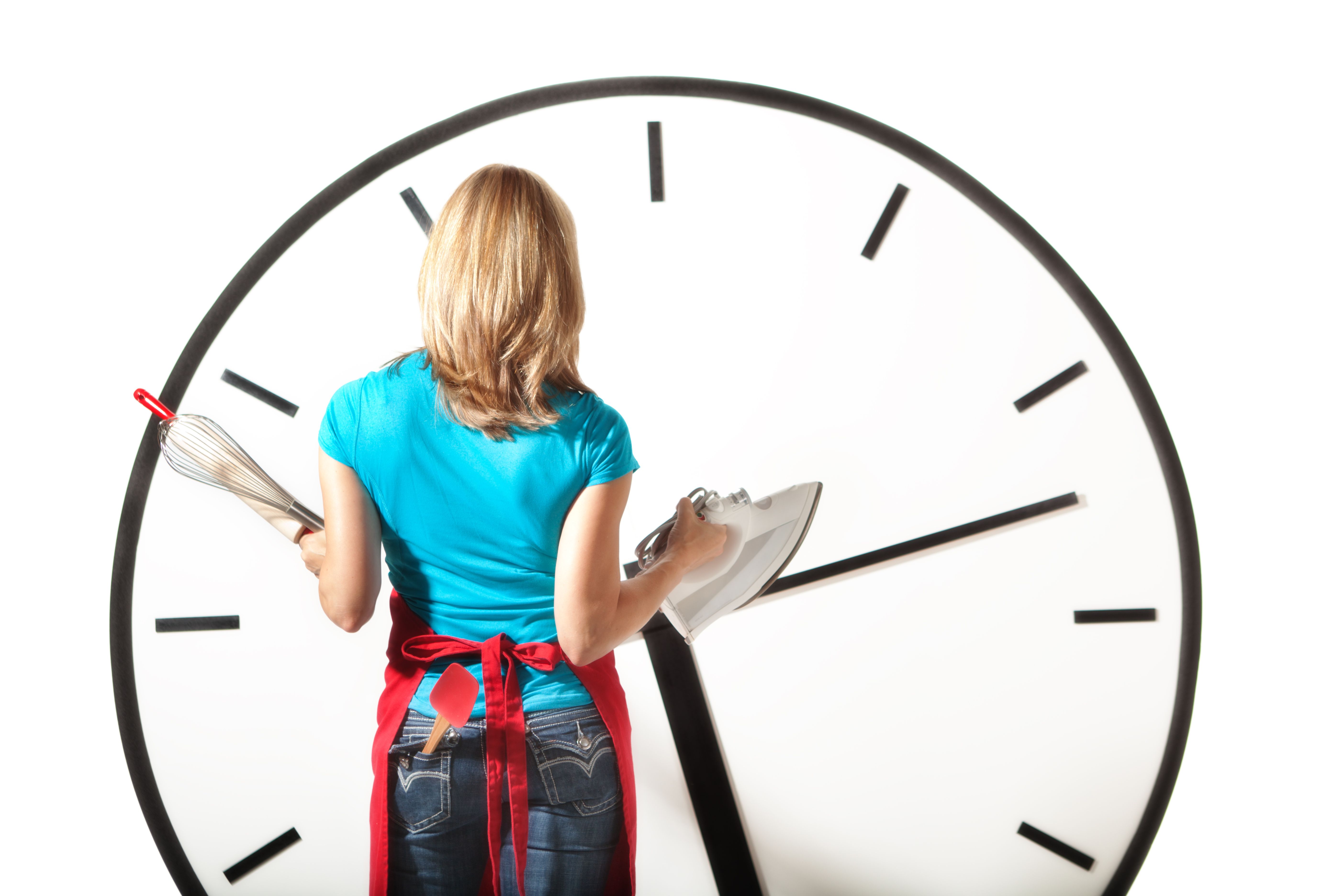 rushing through cleaning