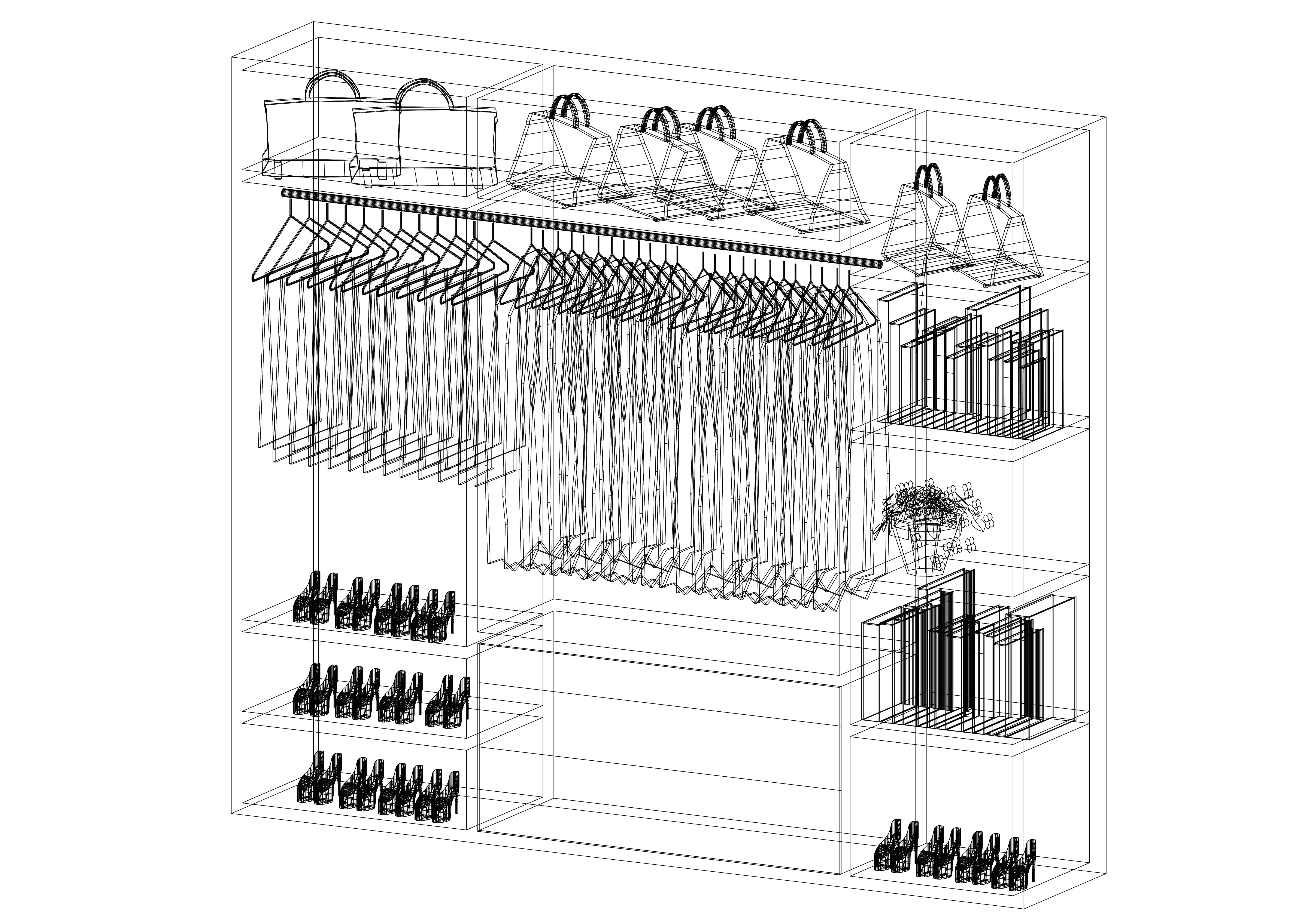 wardrobe design sketch