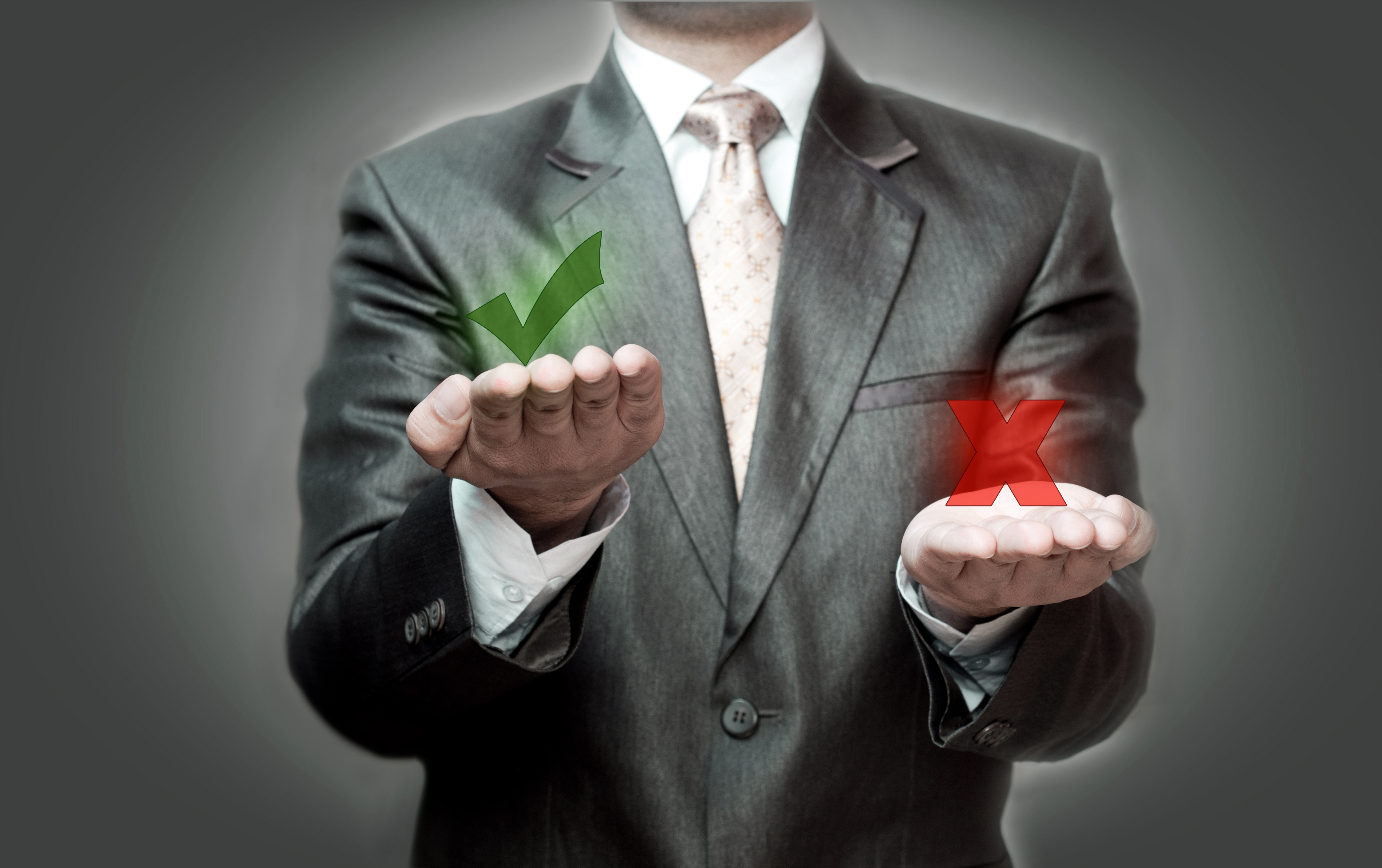 Right and Wrong concept