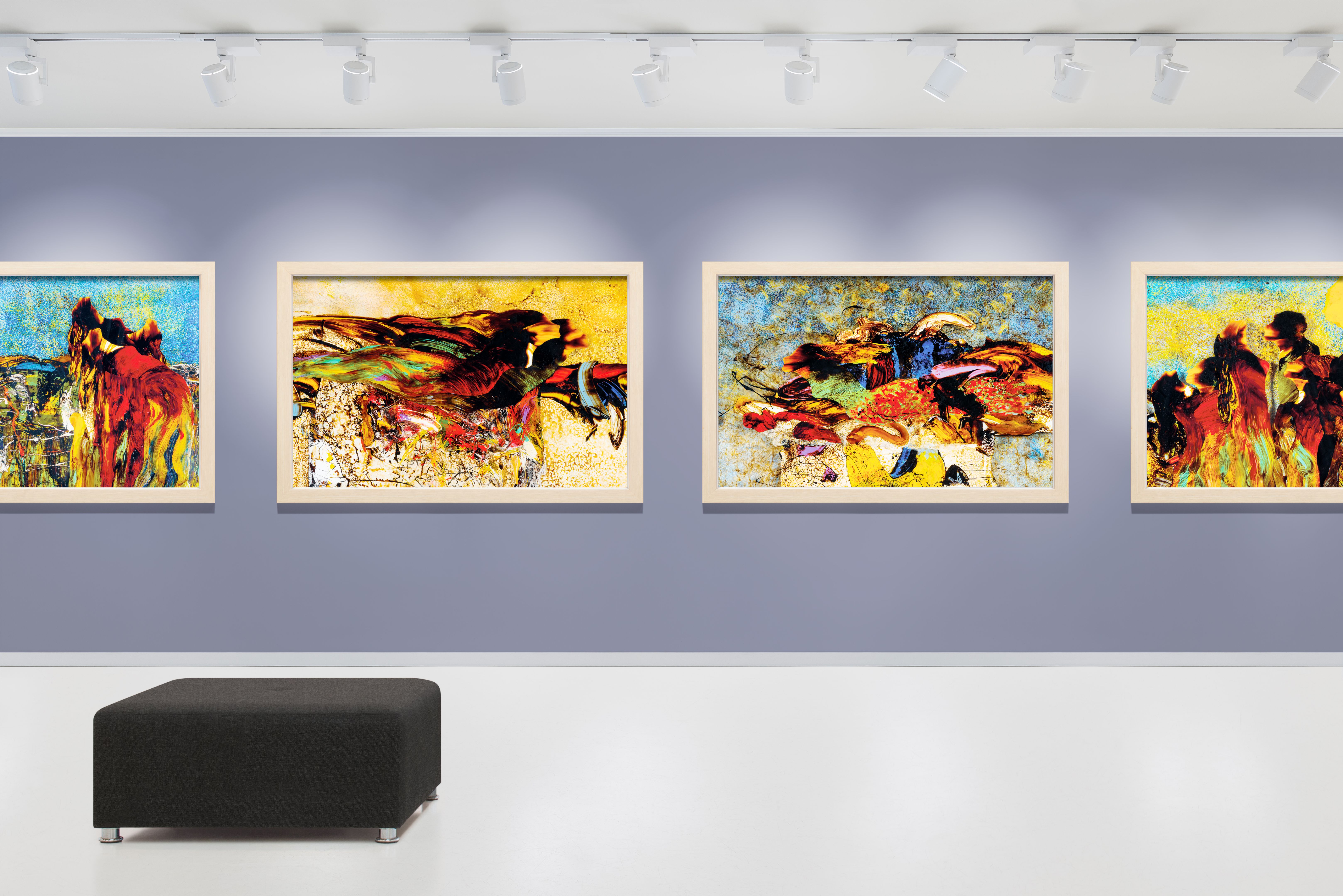 thematic art display