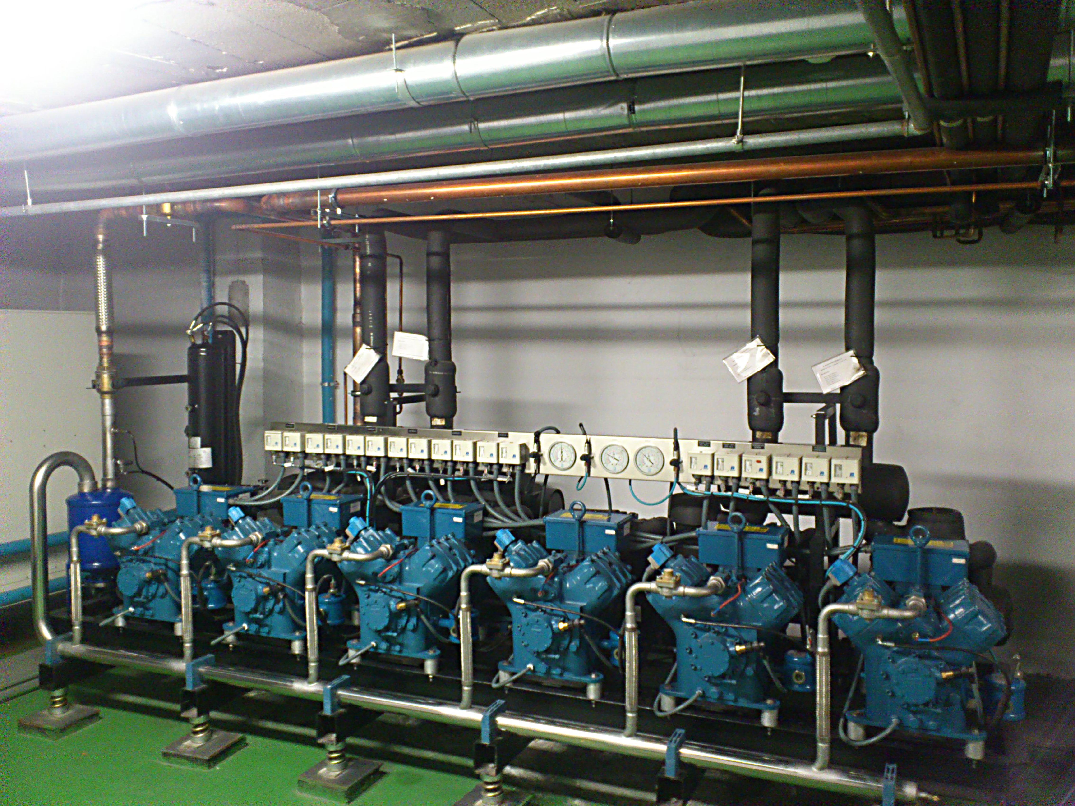 instalación refrigerante