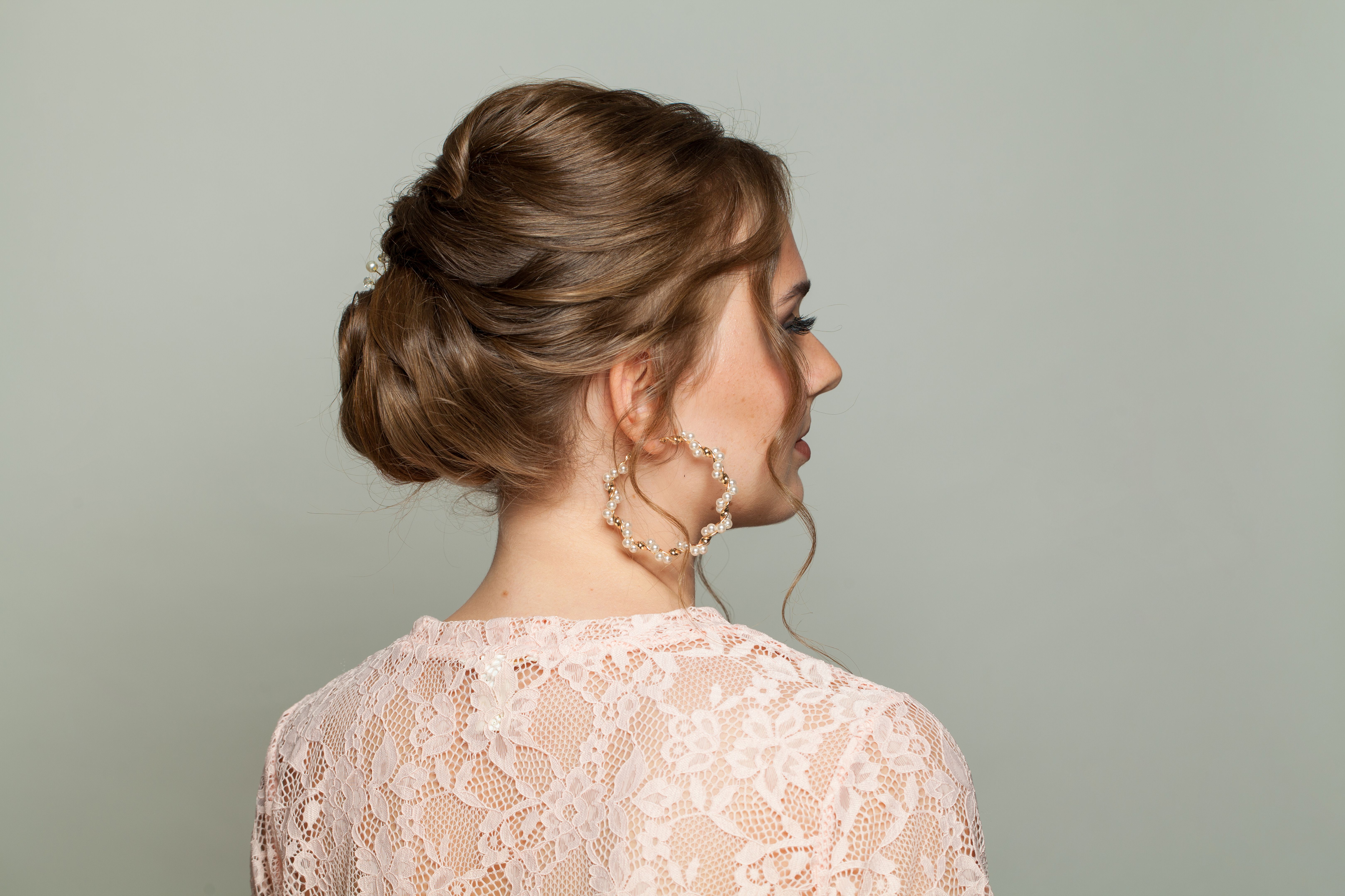 classic bridal updo